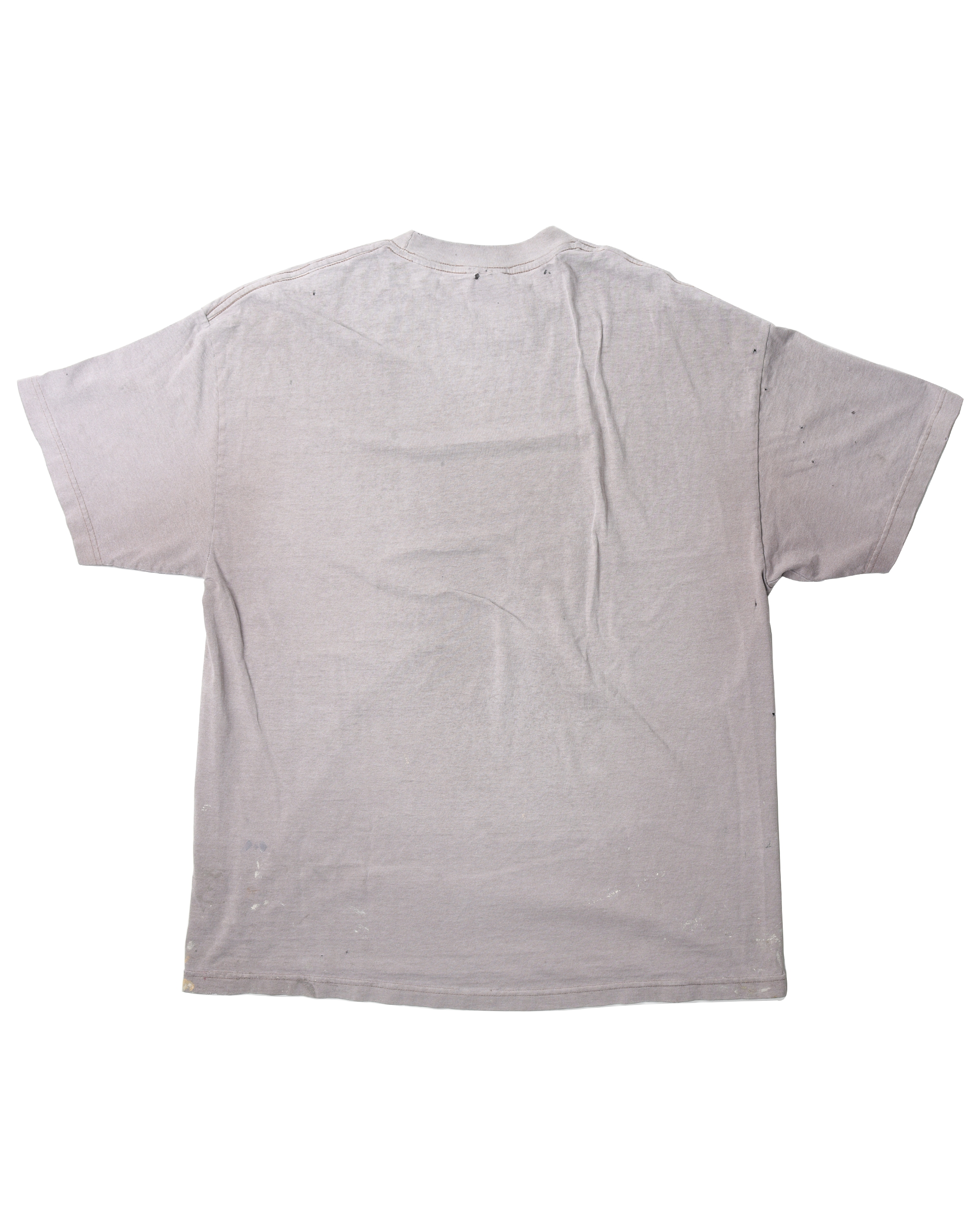Vintage 1990s Faded Blank Painter Graphic T-Shirt - Retro Distressed Cotton Tee for Men & Women - Perfect for Casual Wear, Street Style & 90s Themed Parties