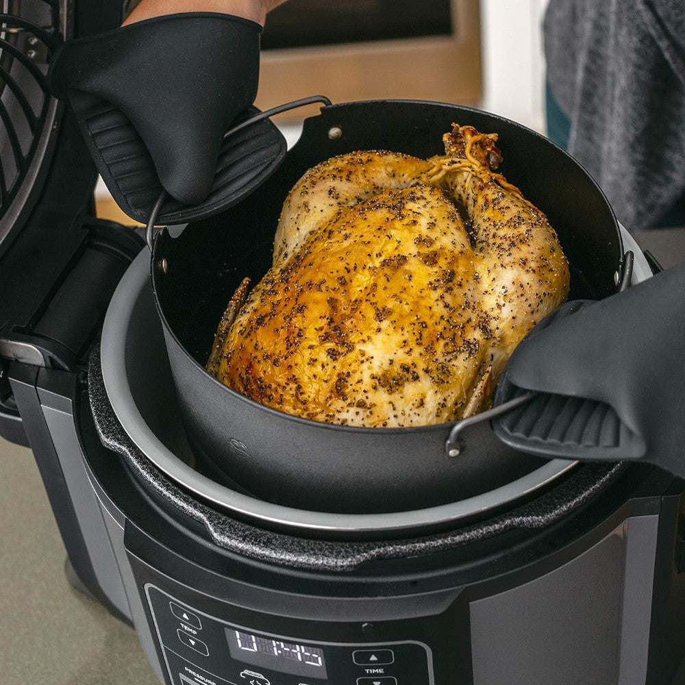 Ninja OP302 Foodi 9-in-1 Pressure Cooker & Air Fryer | Certified Refurbished with Home Essentials Warranty | Perfect for Quick Meals, Healthy Cooking & Family Dinners