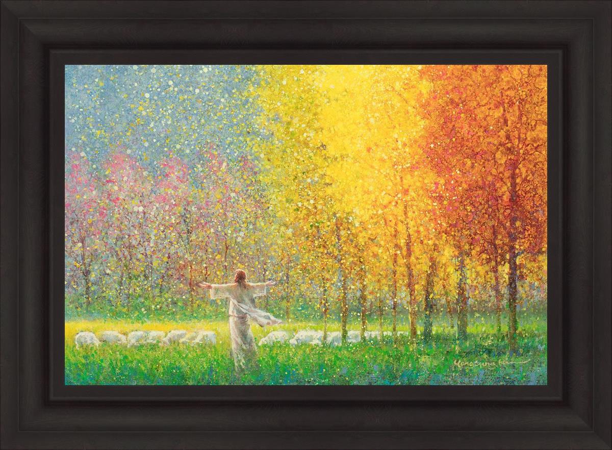 In His Glory by Yongsung Kim - Inspirational Christian Wall Art - Perfect for Home, Church & Office Decor