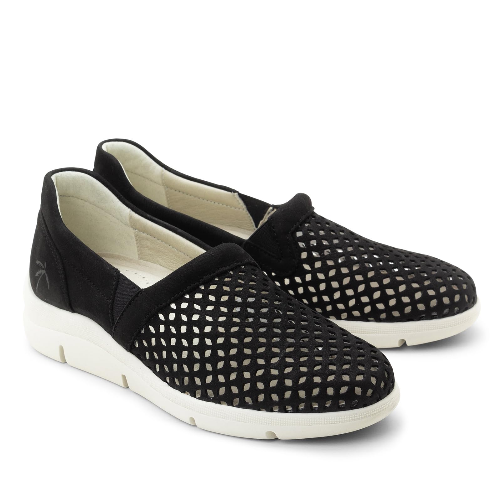 Dromedaris Women's Vicky Perf Comfortable Walking Shoes - Stylish Casual Sneakers for Women, Perfect for Work, Travel & Everyday Wear
