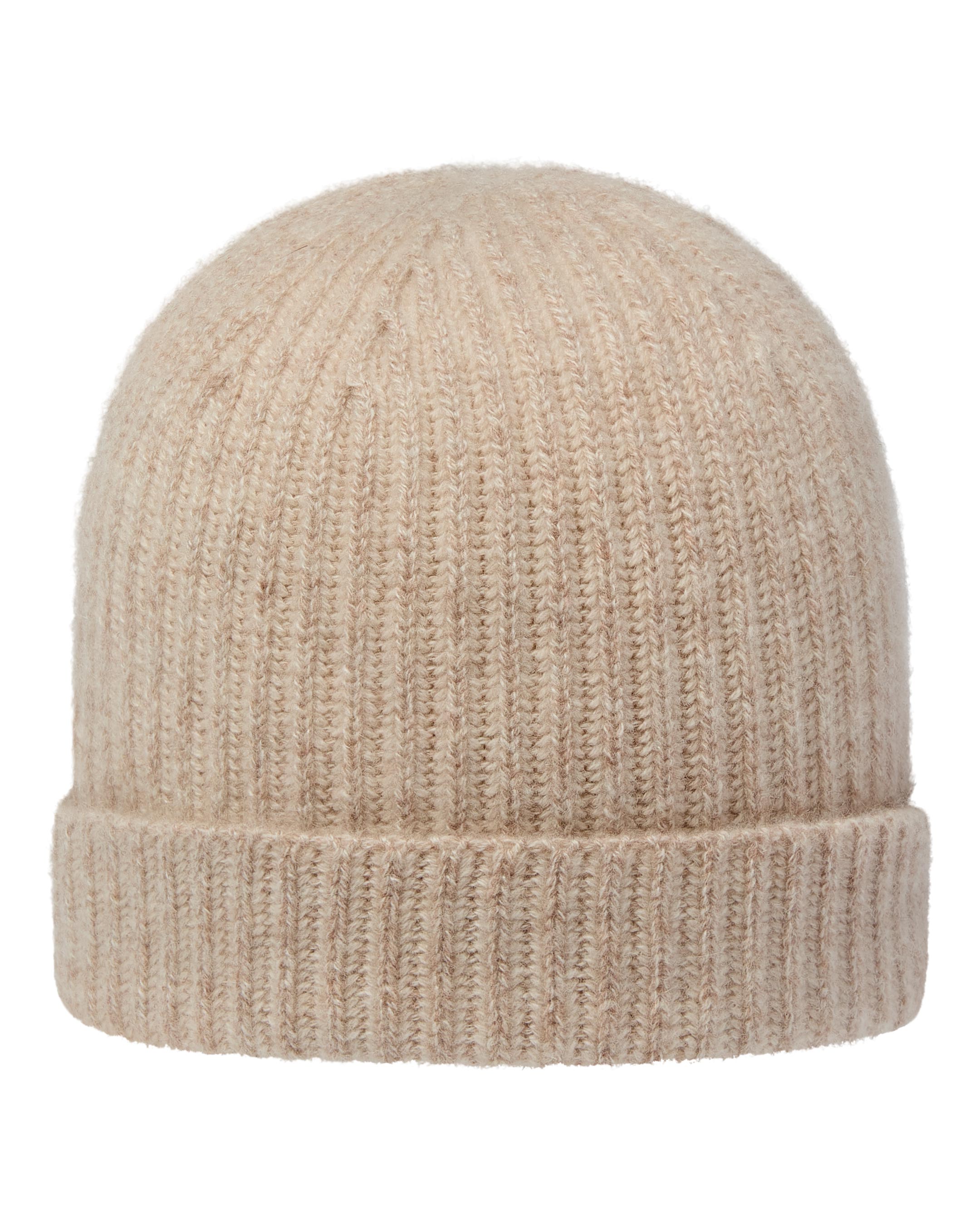 Luxury Women's Plated Ribbed Cashmere Winter Hat - Toasted Sesame Brown | Soft & Warm Beanie for Cold Weather | Perfect for Outdoor Activities, Skiing & Winter Fashion