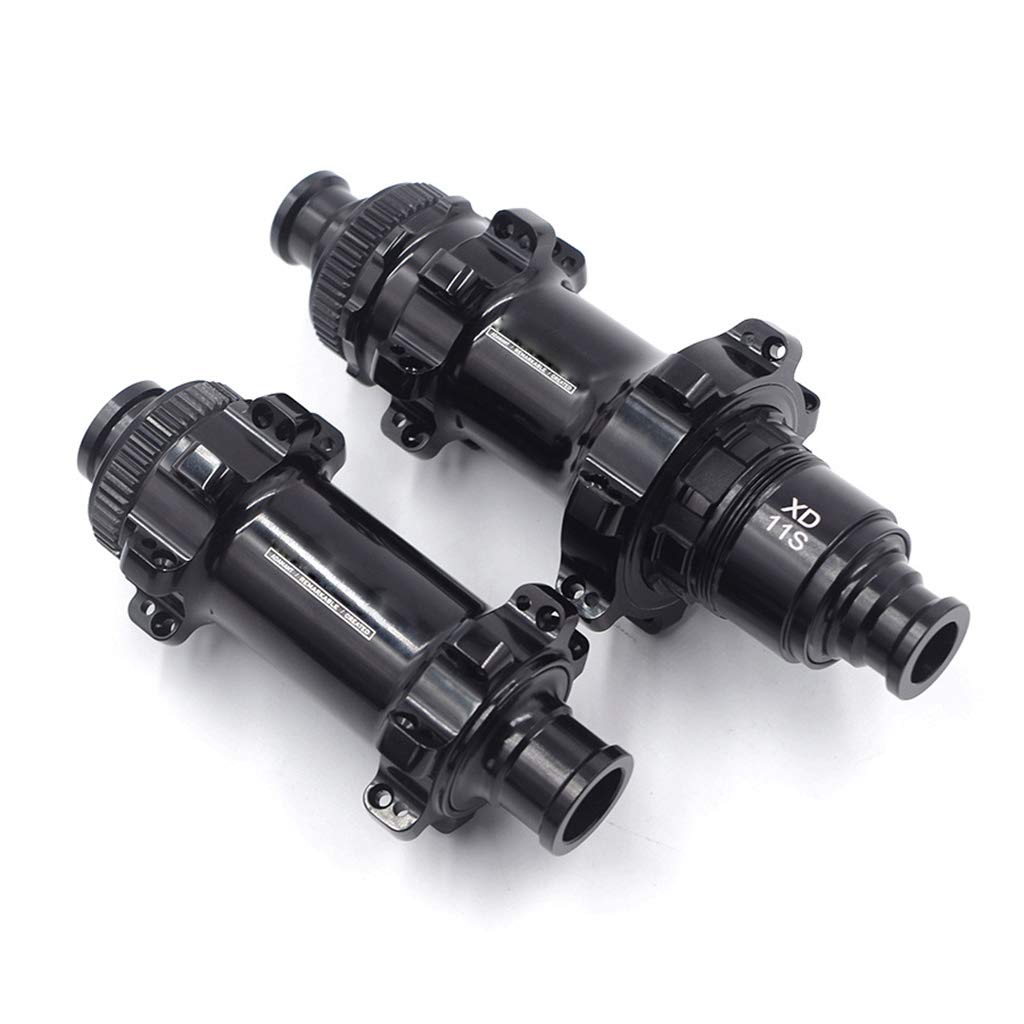 MZPWJD Mountain Bike Hub Kit - Center Lock Disc Brake MTB Bicycle Front & Rear Hub - 28 Hole Thru Axle Sealed Bearing - Compatible with DH/AM XD 11 Speed - Perfect for Trail Riding, Downhill & All-Mountain Biking
