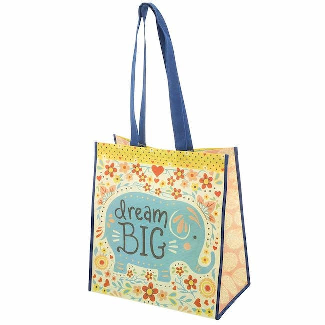 Eco-Friendly Large Recycled Gift Bag with Elephant Design - Perfect for Birthdays, Weddings & Sustainable Gift Wrapping