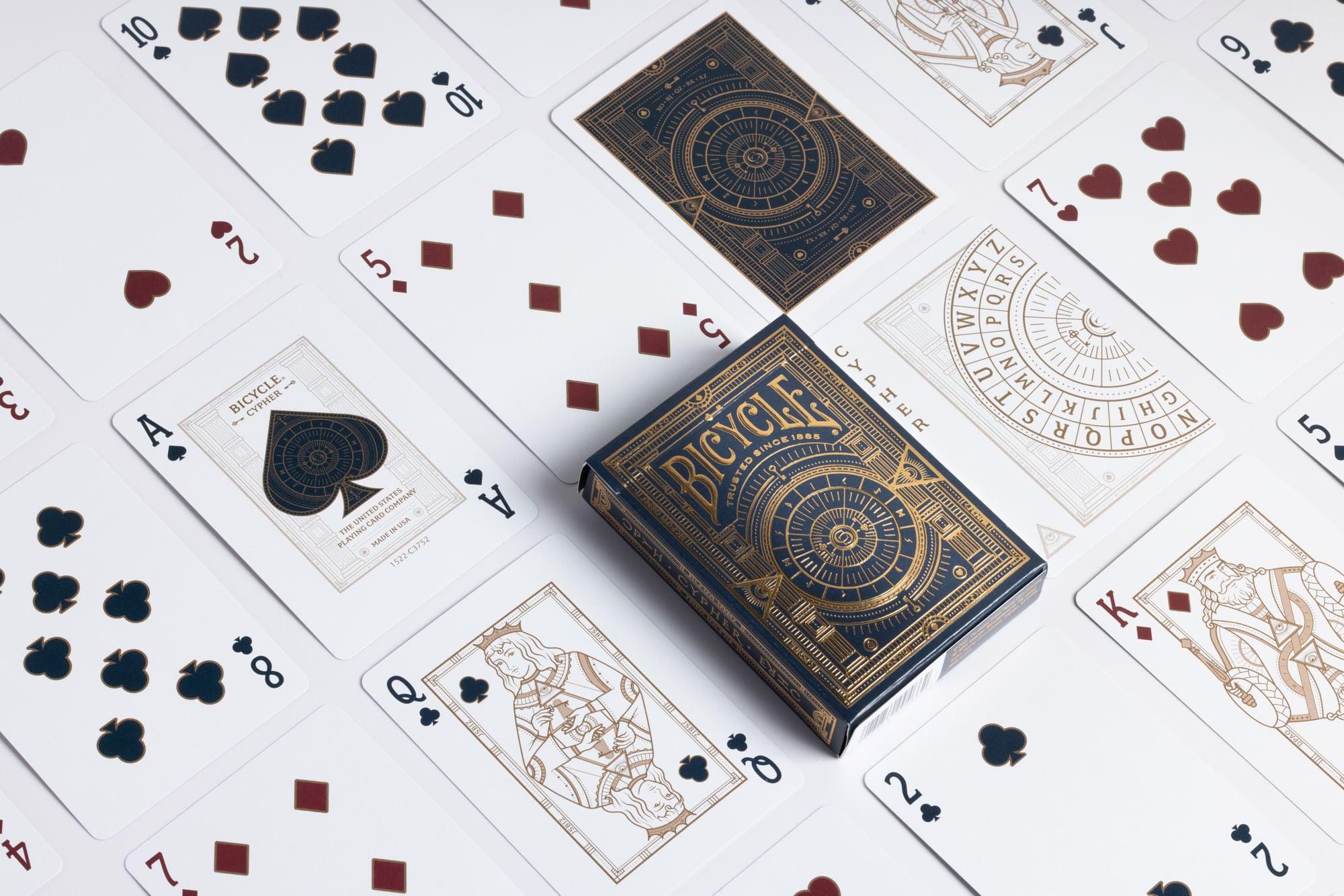 Bicycle Cypher Playing Cards - Premium Deck for Magic Tricks, Cardistry & Poker Games | Perfect for Magicians, Card Enthusiasts & Game Nights