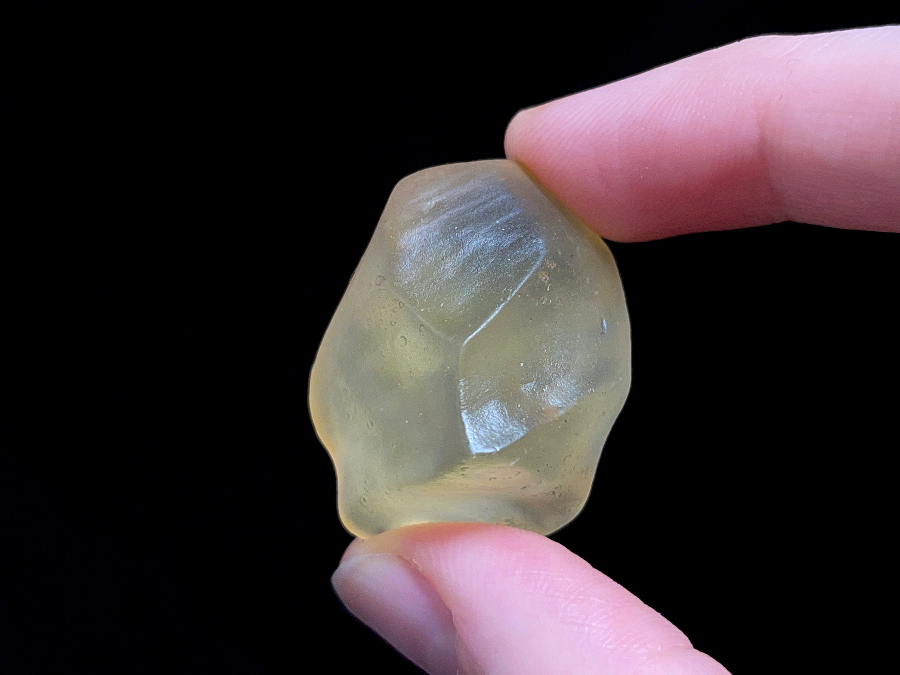 Premium Libyan Desert Glass Raw Crystal - Rare 3A Grade 13g Natural Healing Stone for Meditation, Energy Work & Spiritual Healing | Metaphysical Crystals & Gemstones Collection