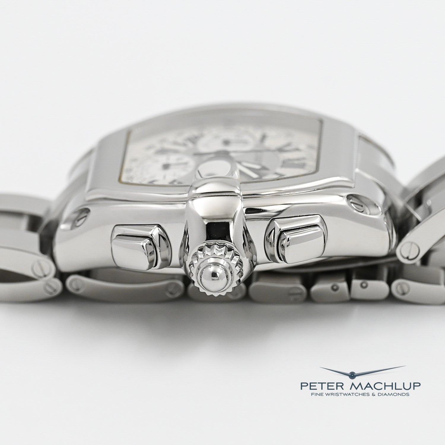 Cartier Roadster XL Chronograph Men's Luxury Watch - Swiss Made Automatic Movement, Stainless Steel Case for Business & Formal Occasions