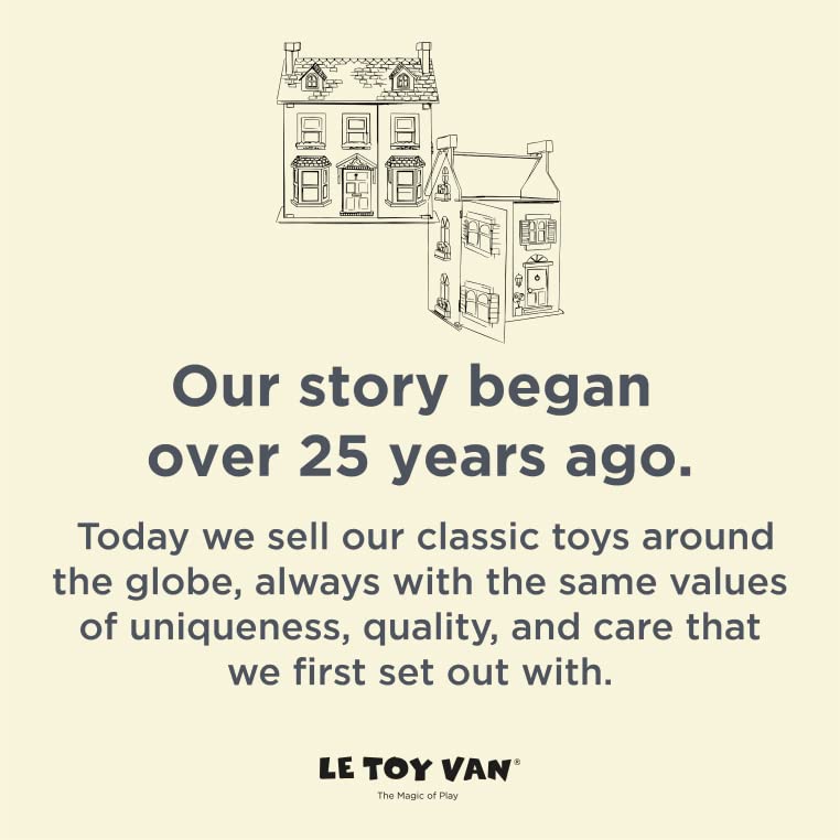 Le Toy Van Motors, Planes & Garages - Le Grande Garage Wooden Toy Set for Kids | Pretend Play, Vehicle Storage & Imaginative Playtime