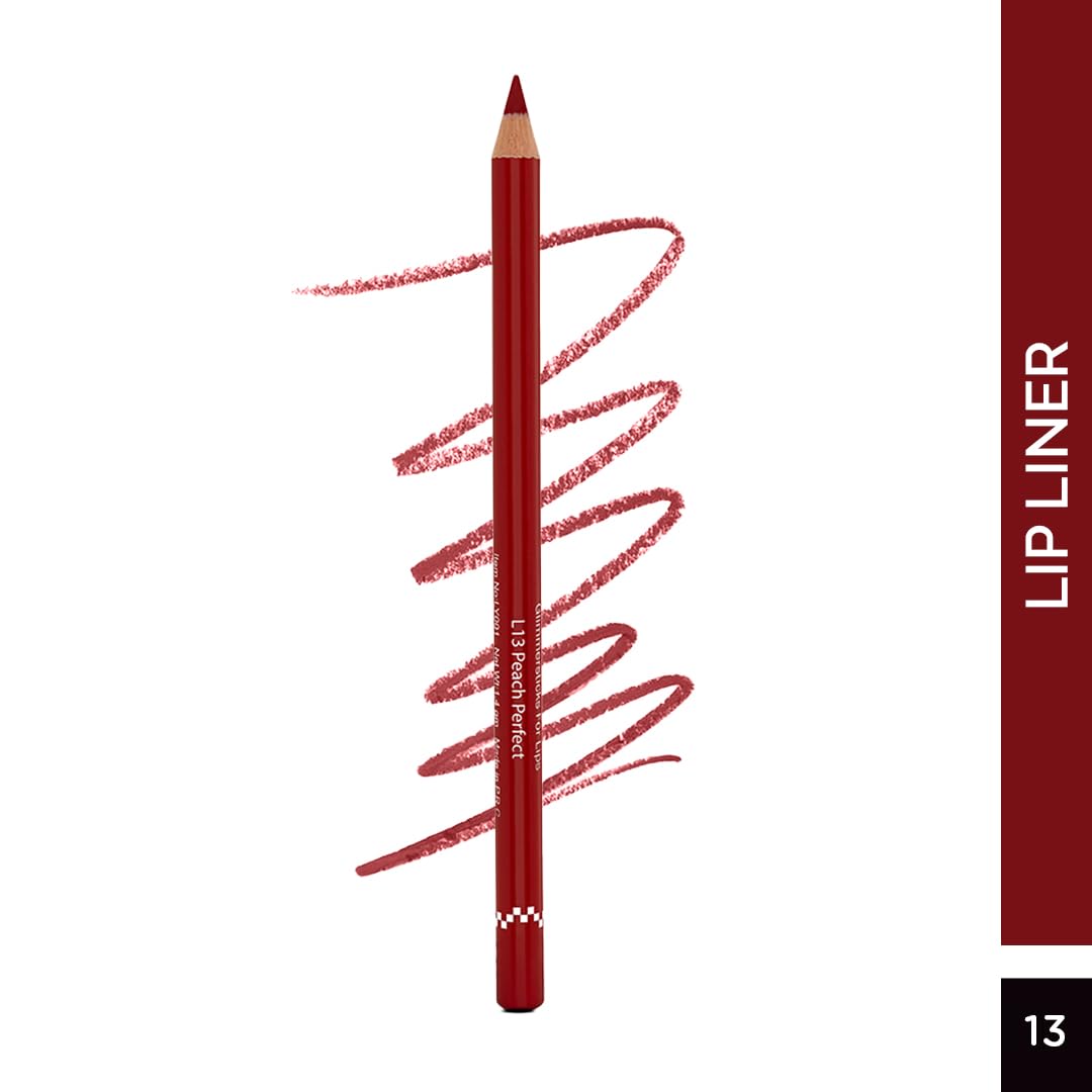 Glam 21 Creamy Lip Liners Set of 6 - Long-Lasting, Waterproof & Smudge-Proof Lip Pencils with Gliding Application | Comfortable Wear for All-Day Use | Multicolor (1.8g x 6) COMBO-03 | Perfect for Makeup Artists, Daily Wear & Special Occasions