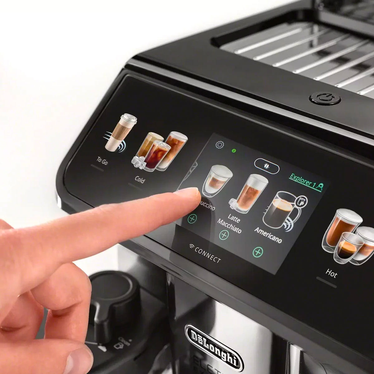 DeLonghi Eletta Explore ECAM45086S Automatic Espresso Machine with LatteCrema System - Perfect for Home Baristas & Coffee Lovers (Ideal for Kitchens, Offices & Gifting)