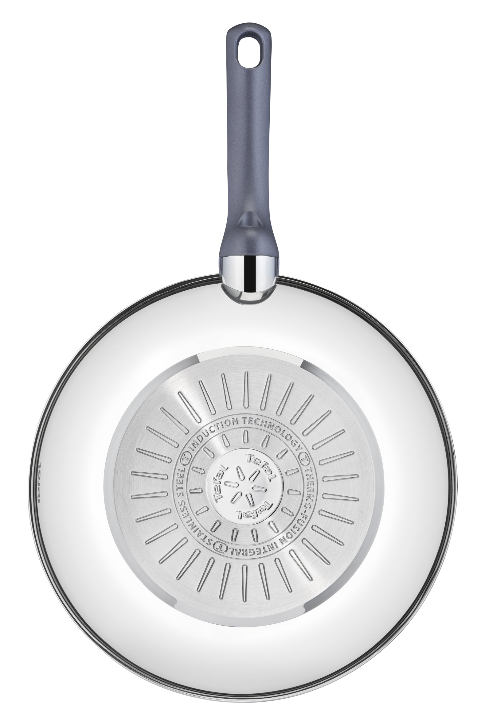 Tefal Daily Cook 28cm Stainless Steel Induction Non-Stick Wok with Lid - Perfect for Stir-Frying, Sautéing & Asian Cooking