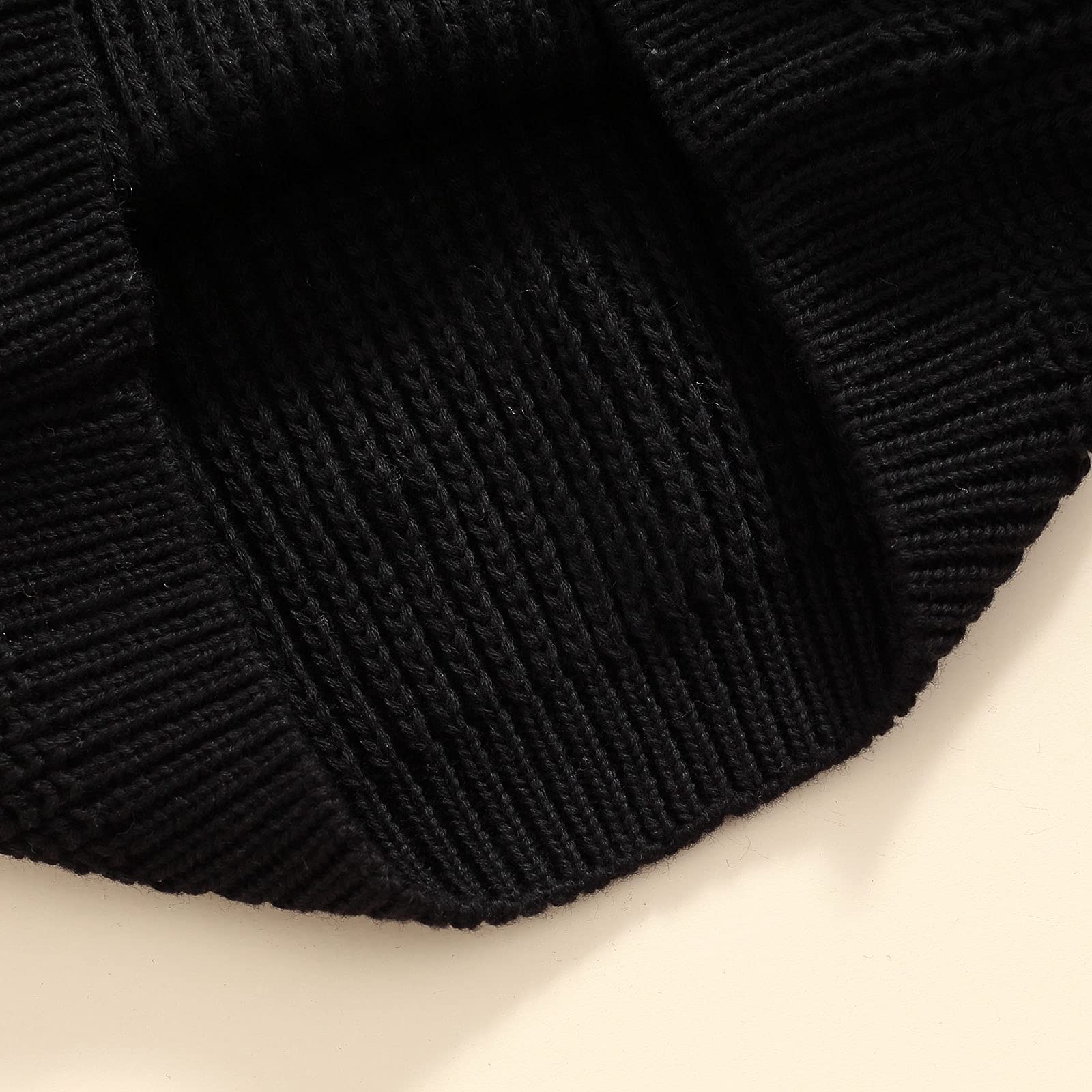 KMBANGI Newborn Baby Girl & Boy Solid Color Knit Sweater - Soft Crewneck Long Sleeve Pullover for Fall & Winter | Cozy Casual Outfit for Family Photos, Holiday Gatherings & Daily Wear