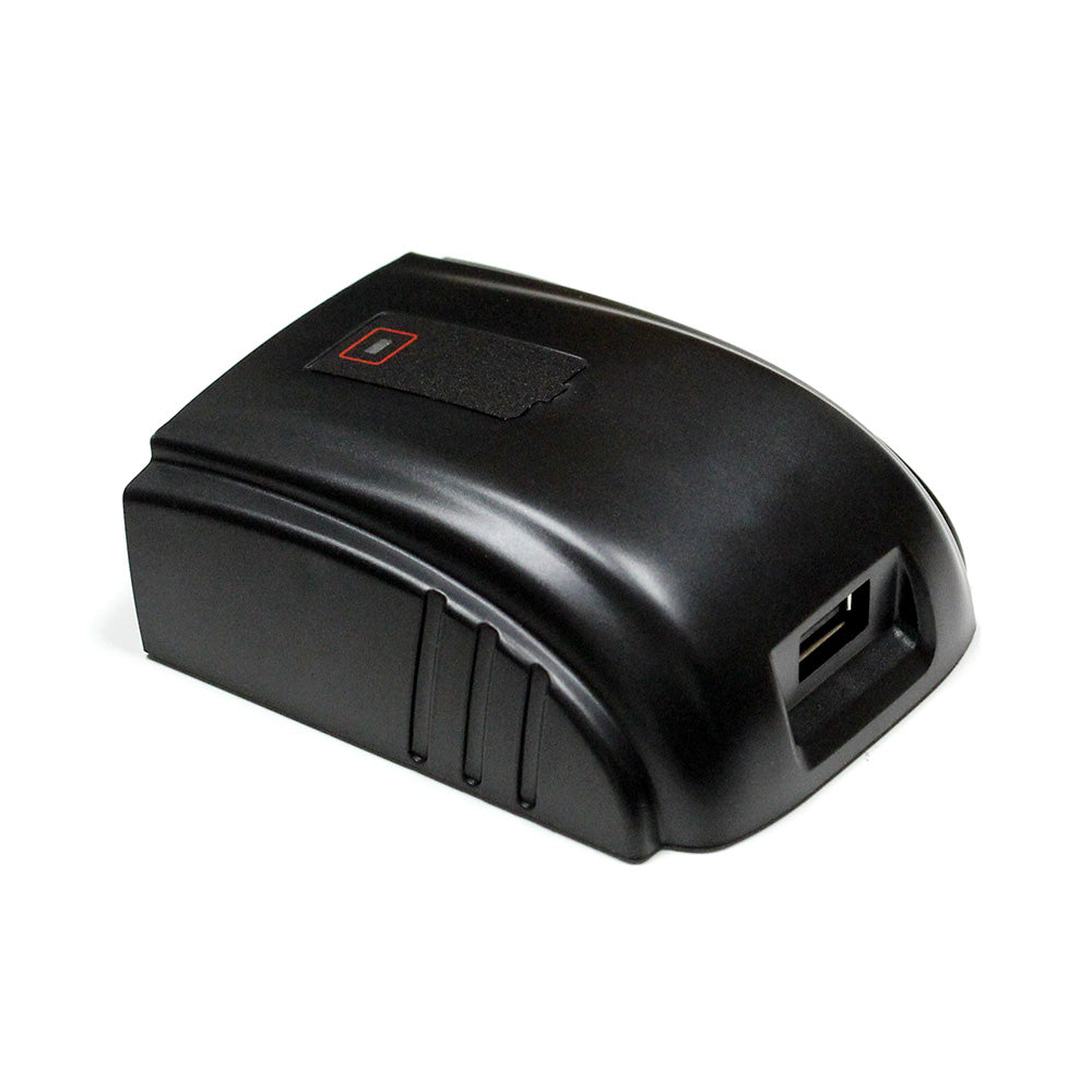 2.1A USB Power Adapter for Milwaukee M18 18V Battery - Charge Phones & Devices On-The-Go for DIY, Construction & Outdoor Work