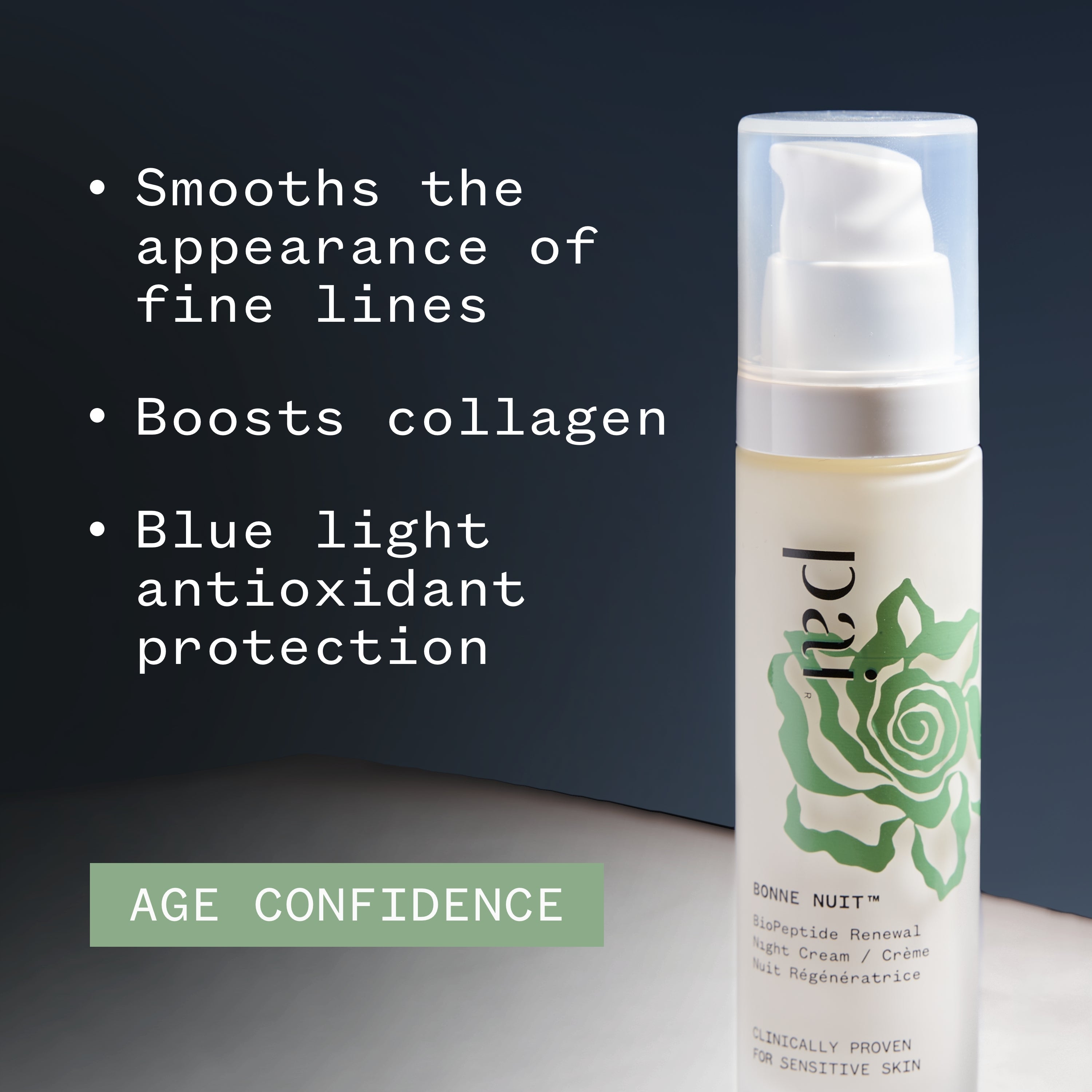 Bonne Nuit Renewal Night Cream - Anti-Aging Moisturizer for Overnight Skin Repair | Best for Dry & Sensitive Skin | Perfect Nighttime Skincare Routine