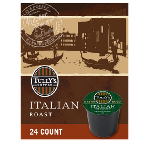 Premium Italian Roast Coffee K-Cups - 24 Count (Pack of 4) | Rich & Bold Flavor | Compatible with Keurig Brewers | Perfect for Morning Boost, Office Break or After-Dinner Treat