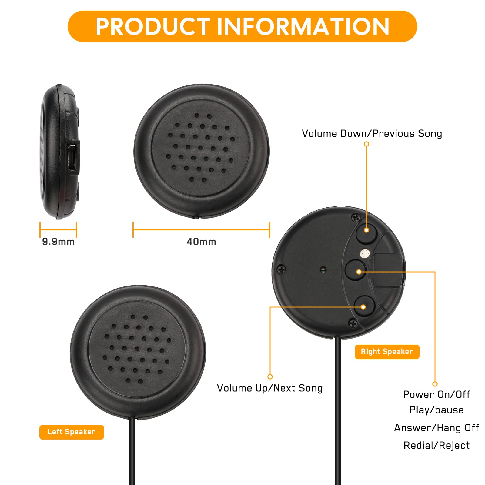 Laelr Kids Wireless Bluetooth Headband Headphones with Built-in Microphone - Soft Fleece Hi-Fi Stereo Headset with Super Bass, Voice Prompt & Sleep Eye Mask for Travel, Sleeping & Relaxation (Yellow) - Perfect for Airplane Trips, Nap Time & Meditation