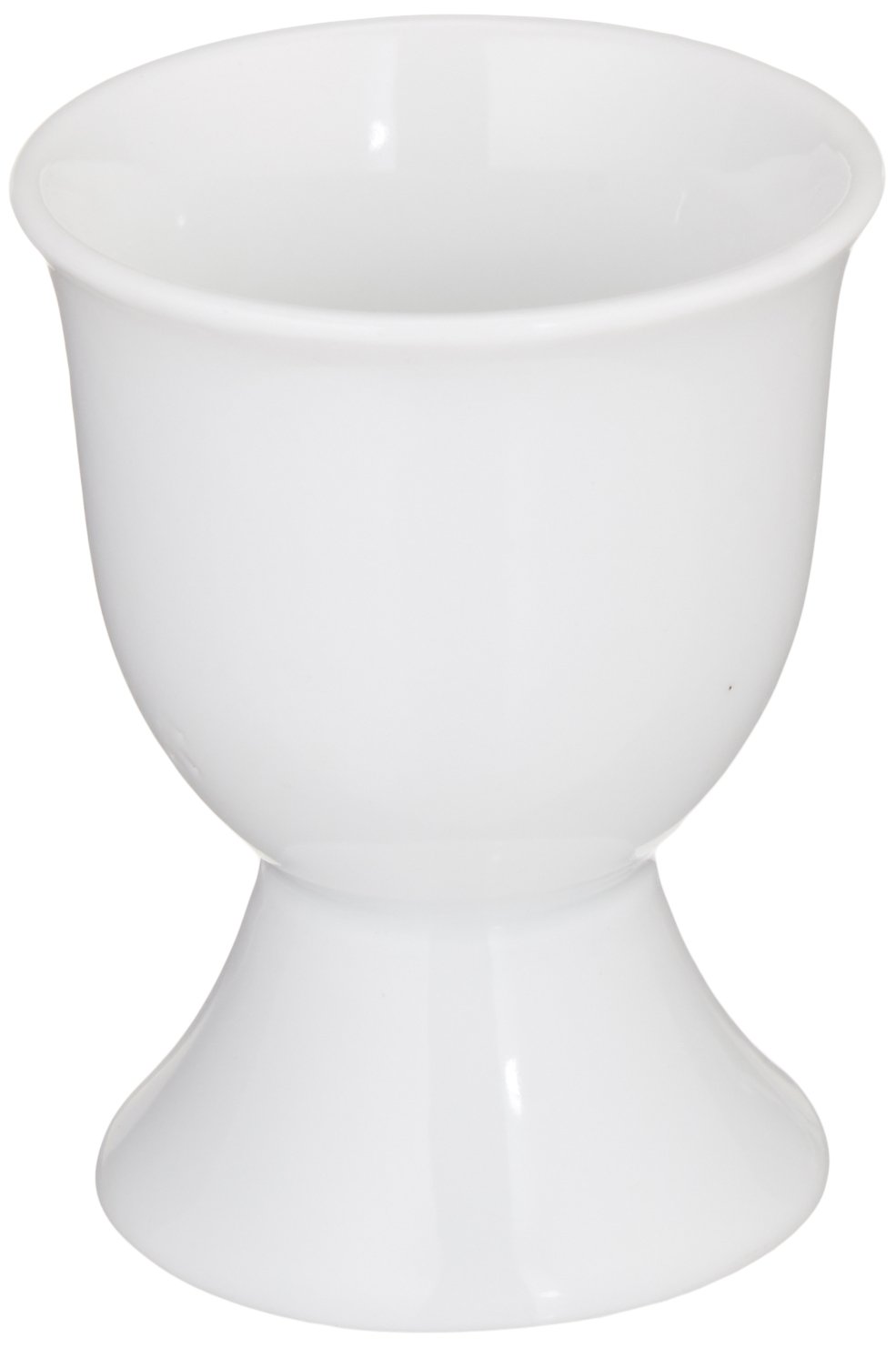 Premium Porcelain Egg Cup Set - 2.5 x 2 Inches, Classic White Bia Cordon Bleu Design - Perfect for Soft Boiled Eggs, Breakfast Tableware & Elegant Dining Decor