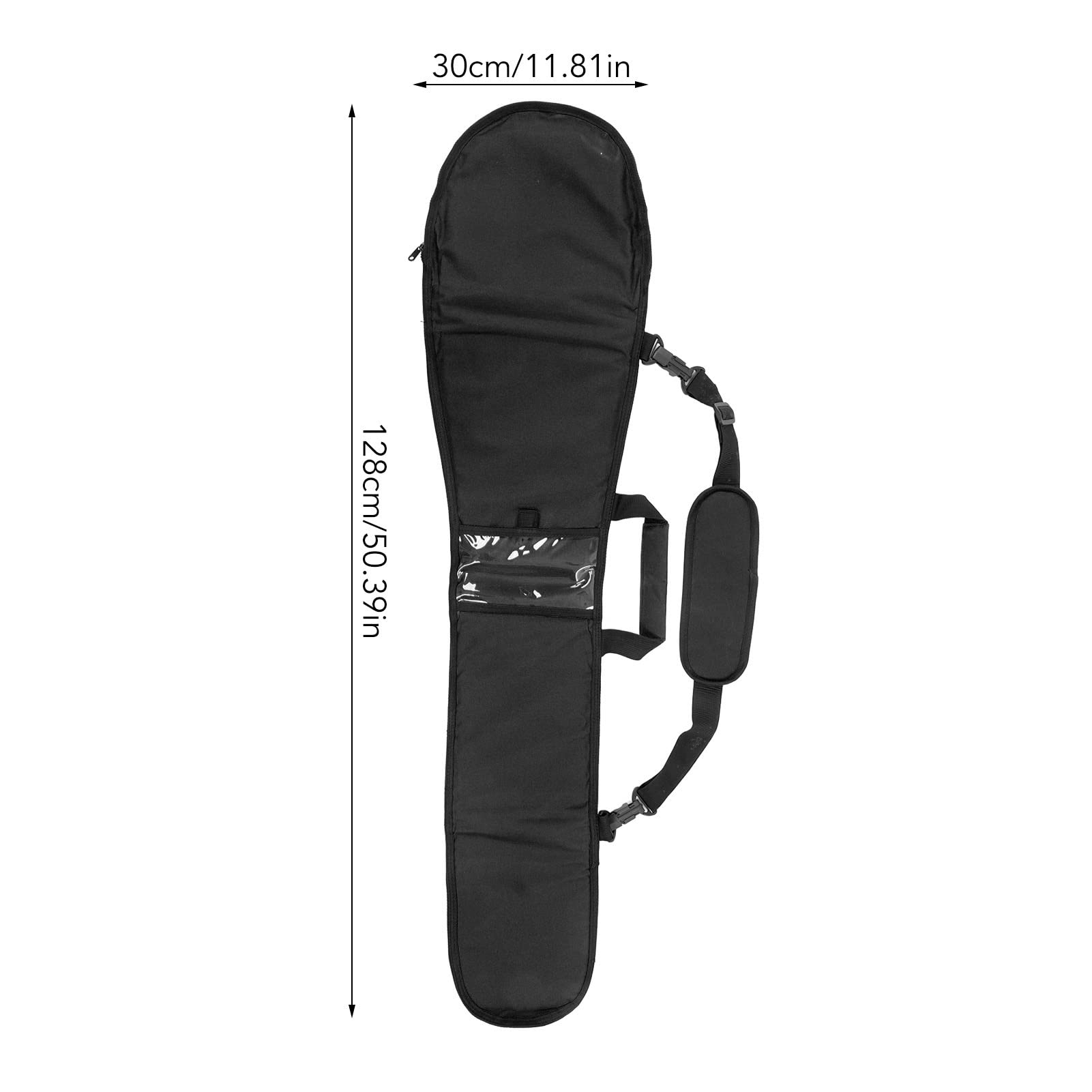 **Waterproof Kayak Paddle Storage Bag 128x30cm - Durable Split Paddle Holder for Kayaking, Canoeing & Rowing - Compact Travel Gear Organizer (Black) | Perfect for Boating Trips & Outdoor Adventures**