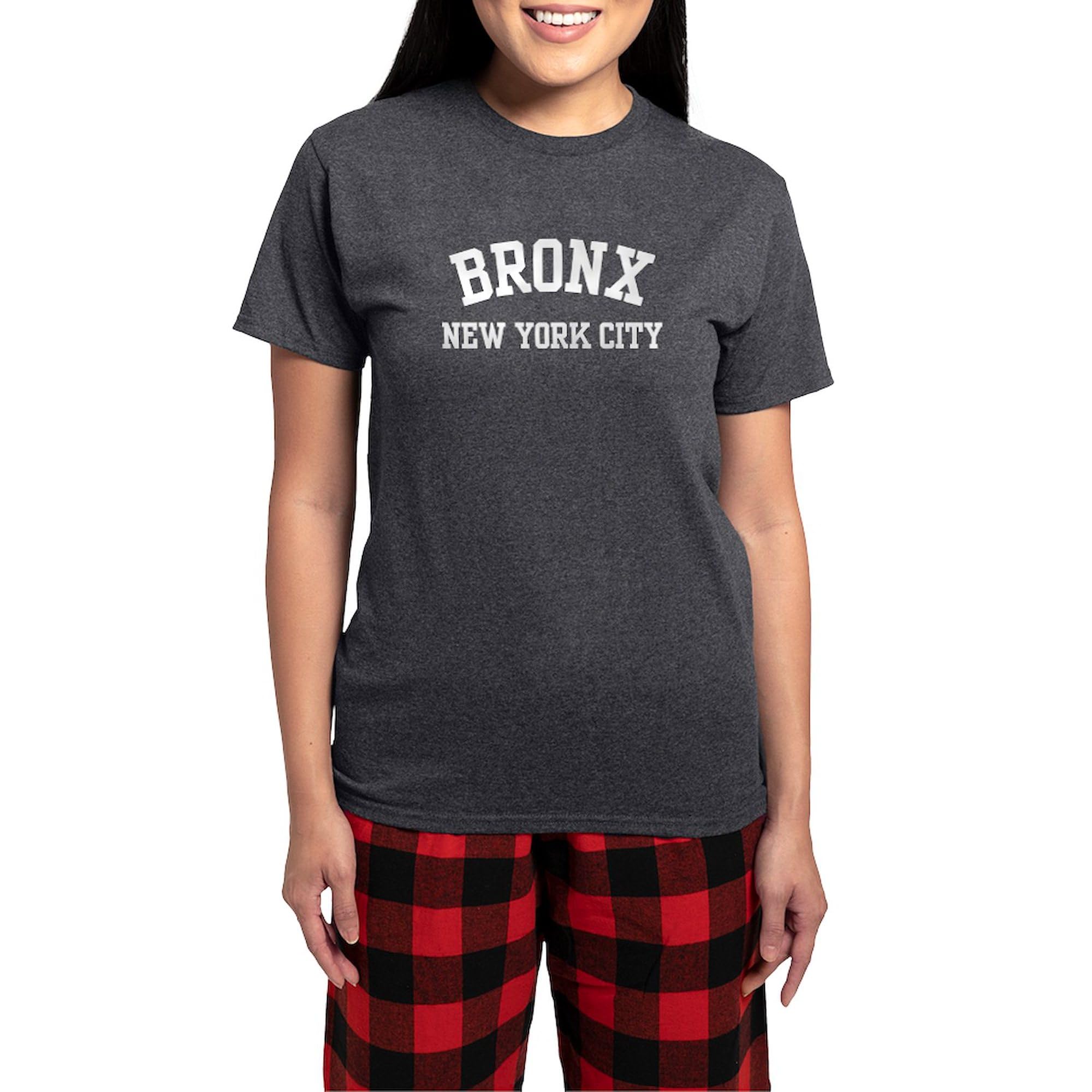 Bronx New York City Women's Charcoal Pajama Set - Cozy Lounge Wear for Sleep & Relaxation | Perfect for Home, Gifts & Vacation