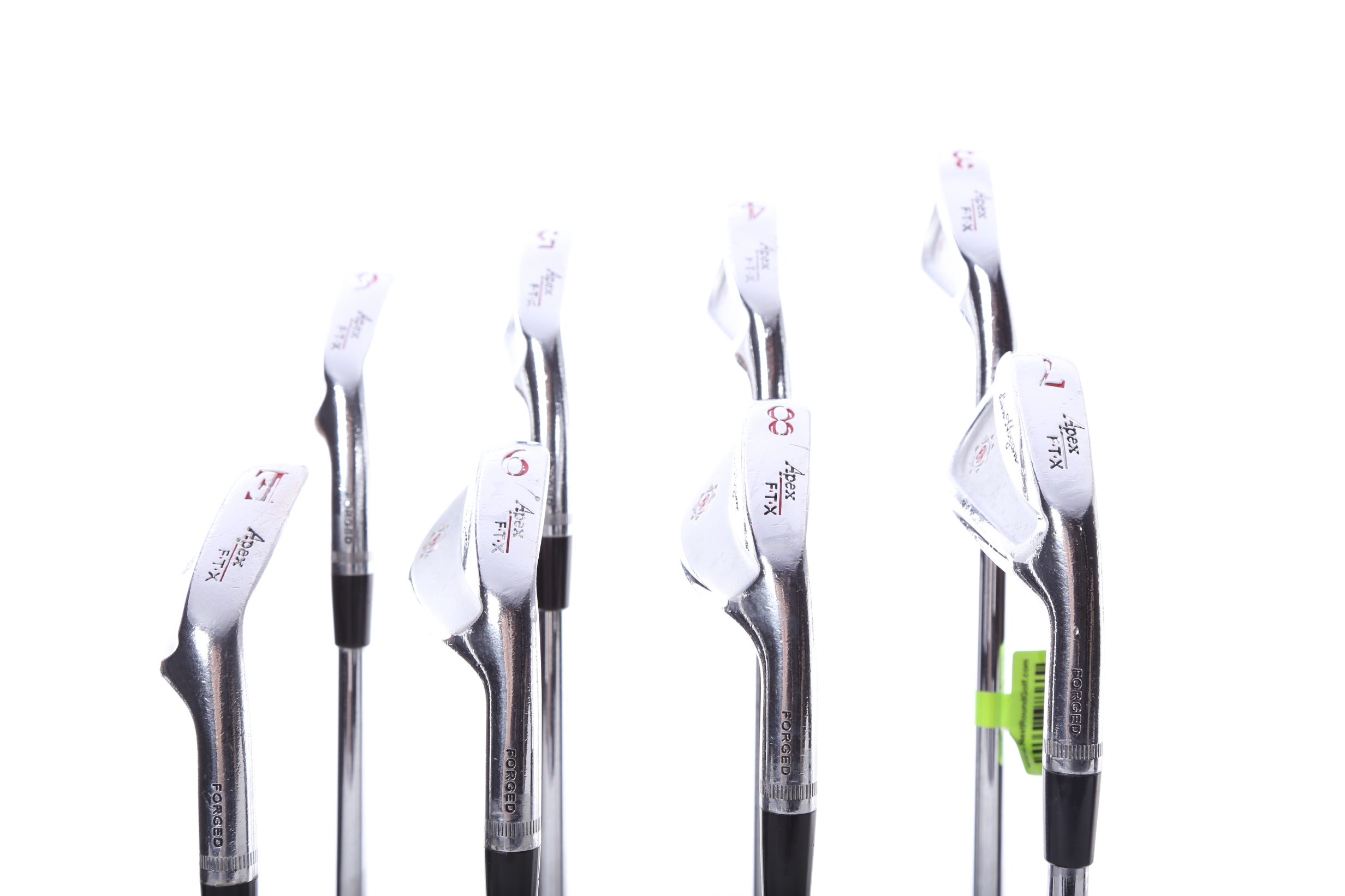 Used Ben Hogan Apex FTX Iron Set - Right Handed 3-PW Stiff Flex Golf Clubs for Men | Perfect for Mid-Handicap Players on the Course