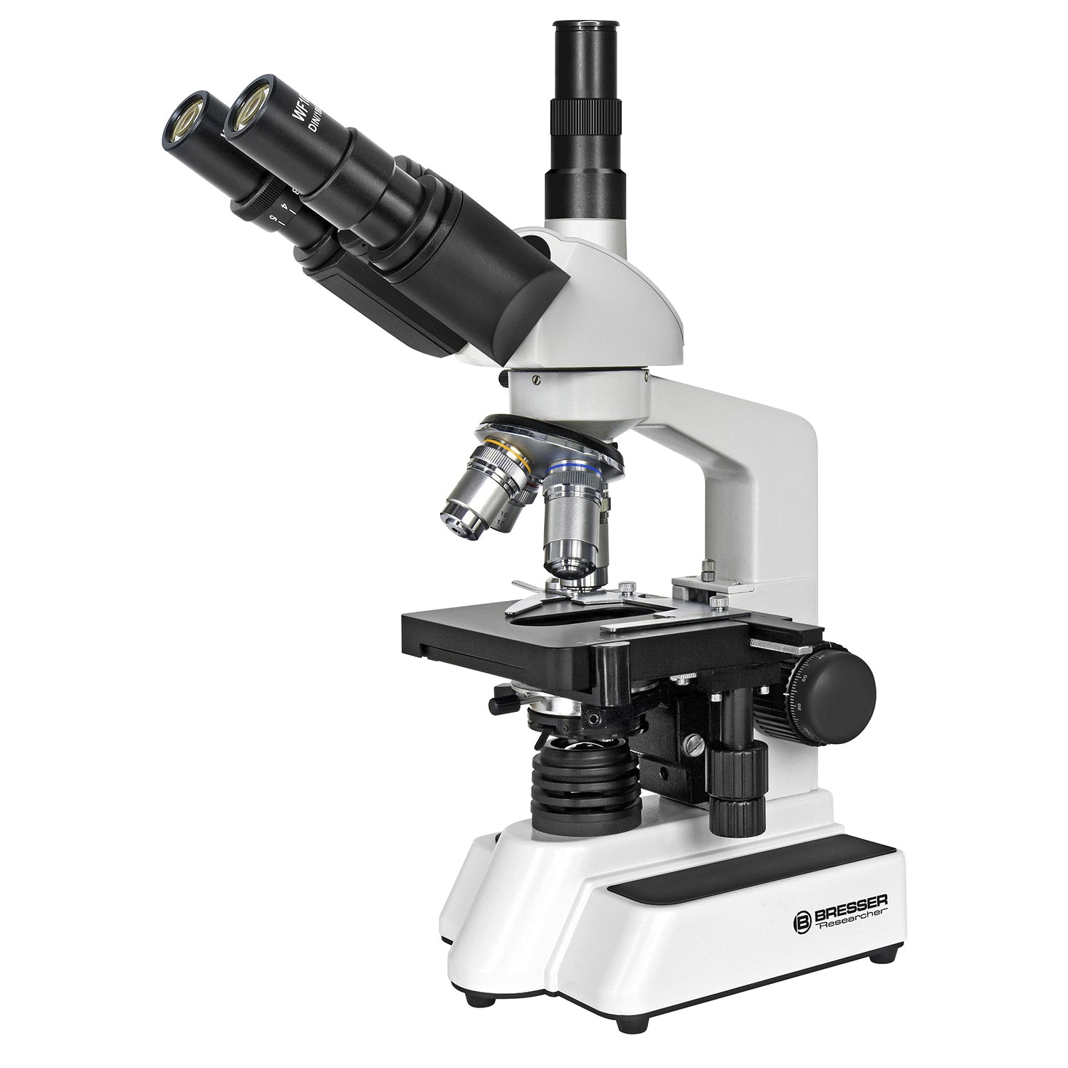 Bresser Trino Researcher II 40-1000x Microscope with LED Illumination | Professional Compound Microscope for Lab & Research | Ideal for Students, Scientists & Biology Studies