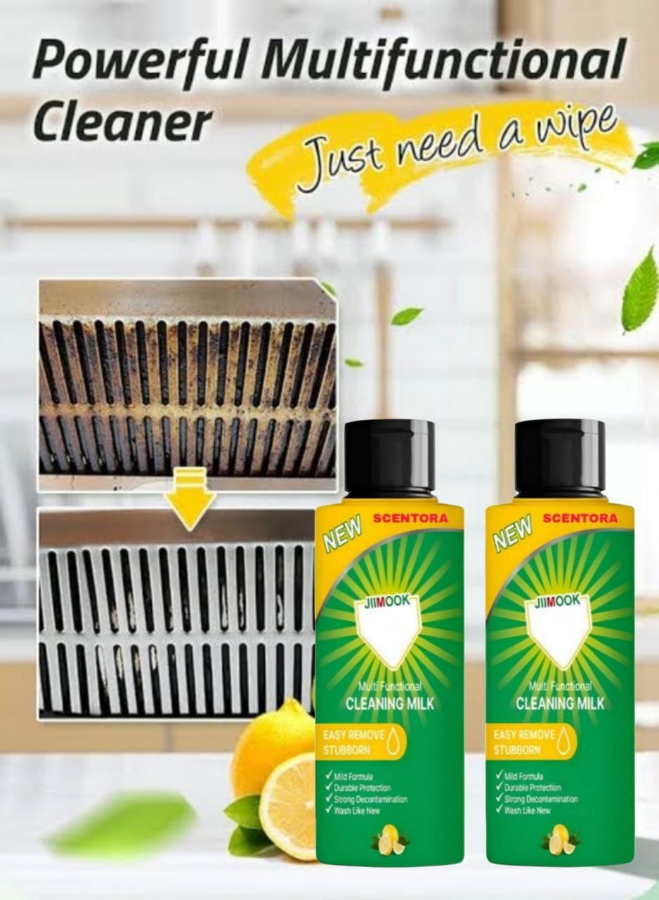 All-Purpose Powerful Concentrated Cleaning Lotion - Heavy Duty Multi-Surface Cleaner for Kitchen, Bathroom, Floors & More | Strong Degreaser & Stain Remover | Whole House Cleaning Solution (2-Pack) | Perfect for Homes, Offices & Commercial Spaces