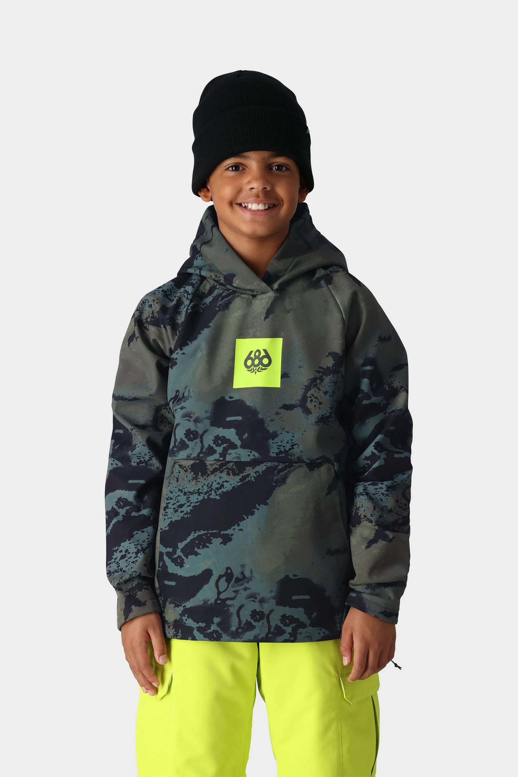 686 Youth Waterproof Hoody Jacket - Windproof & Breathable Outdoor Wear for Hiking, Skiing & Rainy Days (M4WNCST901) 2025 Edition