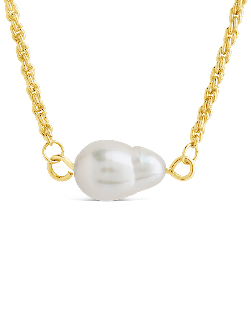Elyse Pearl Pendant Necklace for Women - Elegant 18K Gold Plated Sterling Silver Jewelry Gift for Birthday, Anniversary & Valentine's Day | Perfect for Weddings, Parties & Everyday Wear