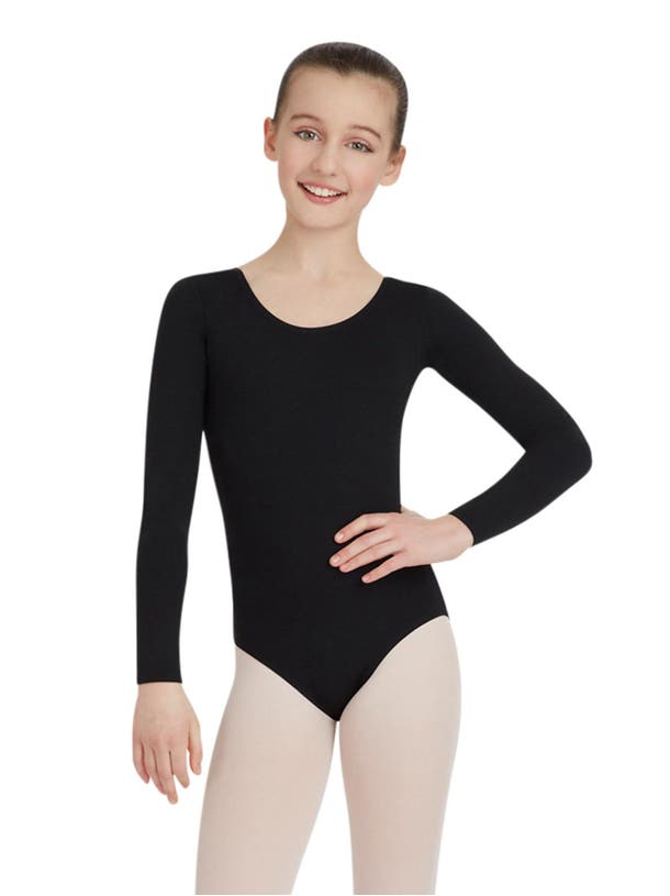 TB134C Women's Long Sleeve Leotard - Ballet Dance Gymnastics Yoga Performance Wear - Stretchy Comfortable Bodysuit for Practice & Performance