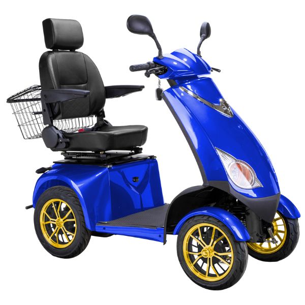 Premium Platinum Bariatric 4-Wheel Mobility Scooter for Heavy Adults - Heavy Duty Electric Wheelchair for Indoor & Outdoor Use - Ideal for Shopping, Travel, and Daily Mobility Assistance