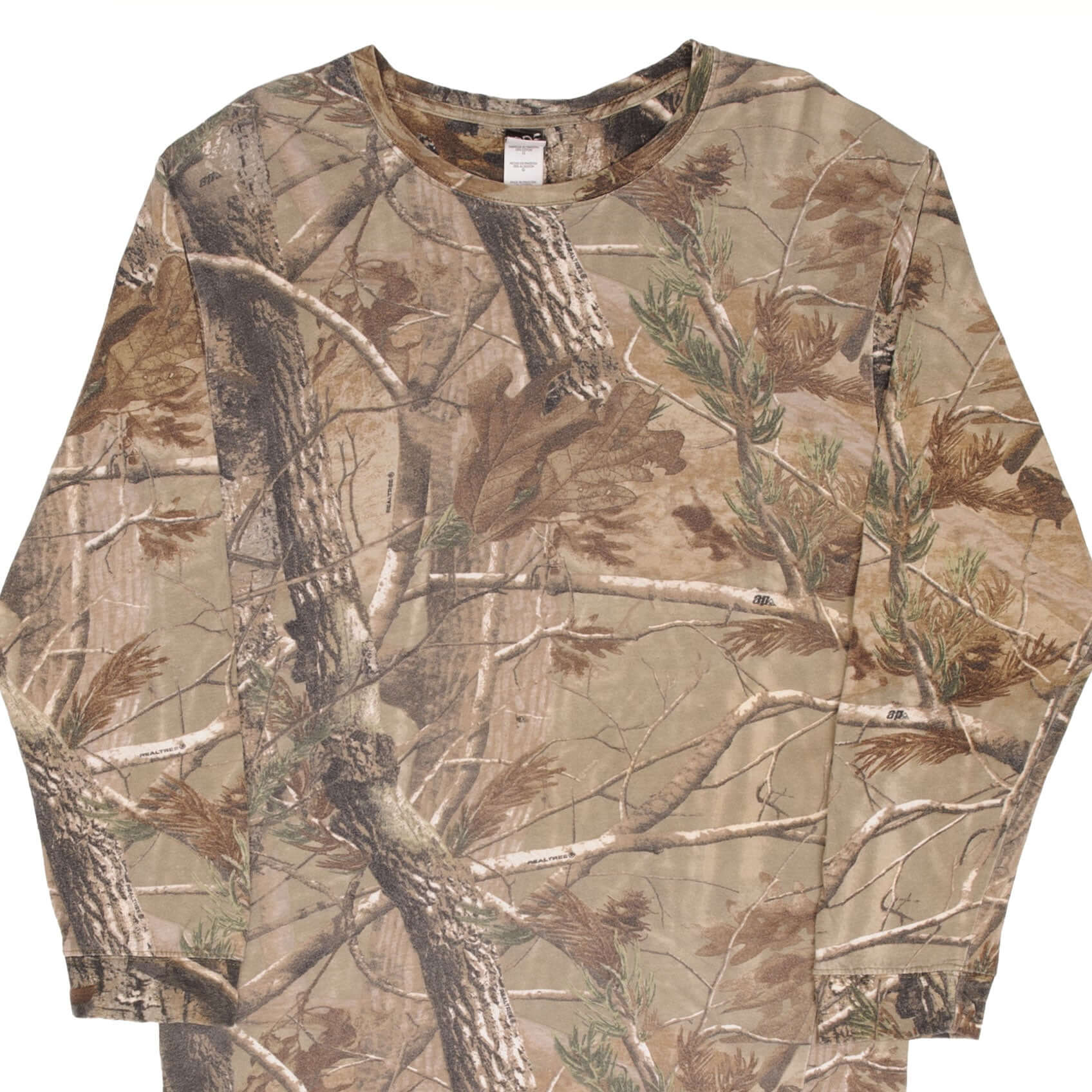 Vintage Realtree APHD Camo Long Sleeve T-Shirt - Men's Hunting Shirt, Size Large - Perfect for Outdoor Adventures, Camping & Wildlife Photography
