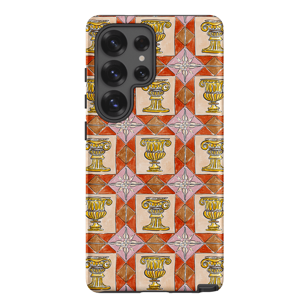 Premium Pompeii Themed Phone Case - Shockproof & Scratch-Resistant Cover for iPhone & Samsung - Perfect for Travel, Outdoor Adventures & Daily Protection