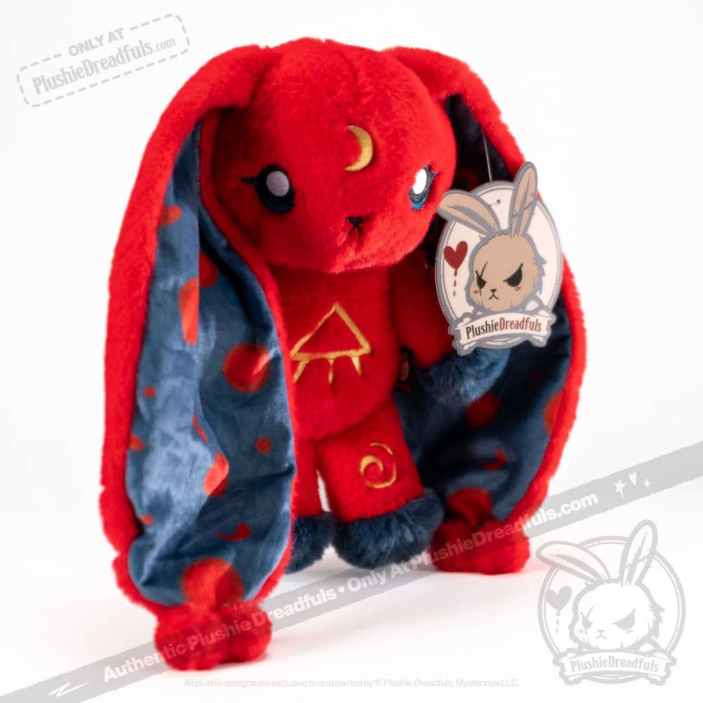 Plushie Dreadfuls Sickle Cell Anemia Awareness Rabbit - Soft Stuffed Animal Toy for Kids & Adults | Perfect for Comfort, Education, and Disease Awareness Gifts