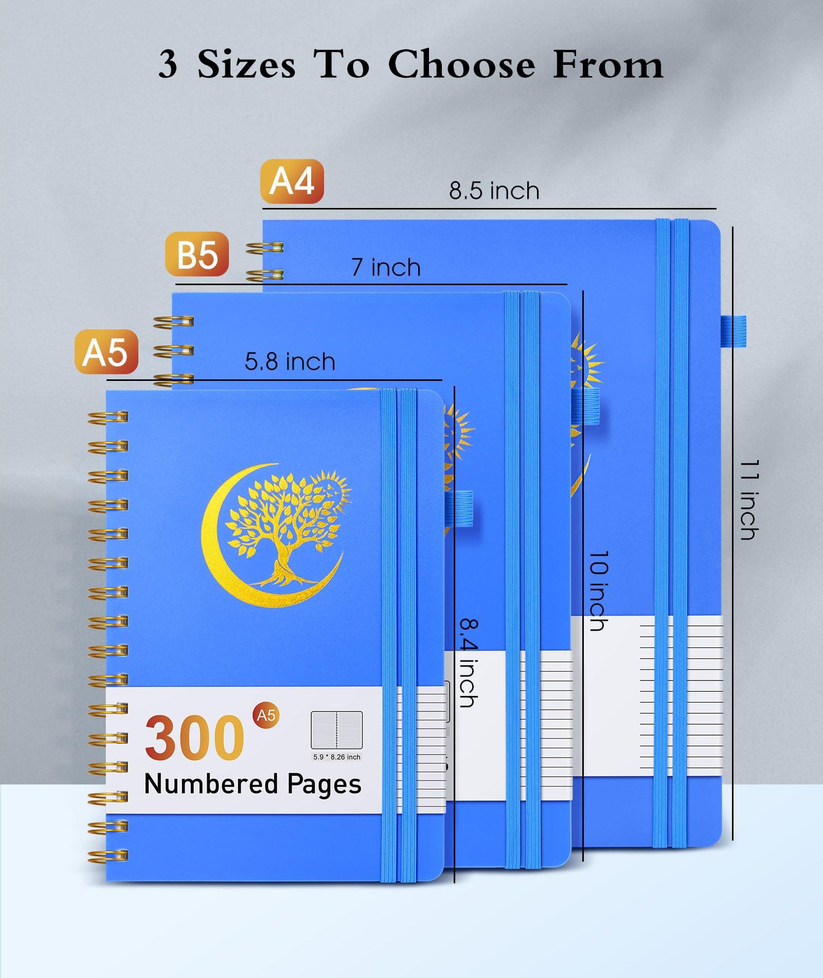 Premium A5 Spiral Notebook 5.8