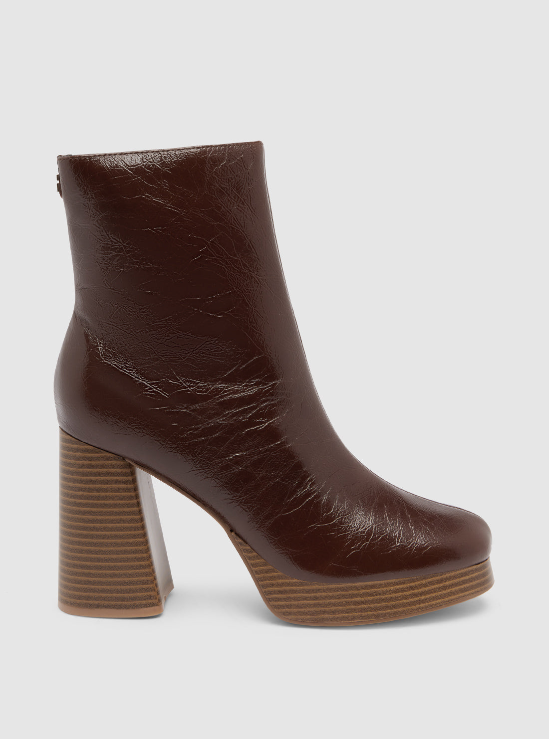 Brown Danca Chunky Boots for Women - Stylish Winter Ankle Boots with Non-Slip Sole | Perfect for Casual Outfits, Work & Outdoor Activities
