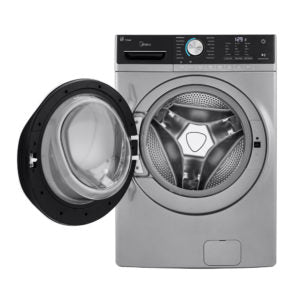 Midea 27 Inch 5.2 Cu Ft Front Load Washing Machine with Multiple Color Options (MLH52S7AGS) - Perfect for Apartments, Laundry Rooms & Small Spaces