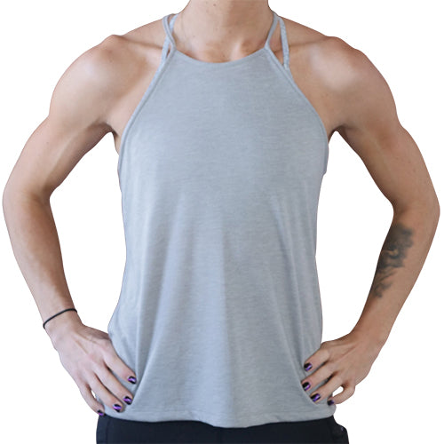 Basic High Neck Flowy Tank Top for Women - Soft Loose Fit Casual Summer T-Shirt | Perfect for Yoga, Beach, and Everyday Wear