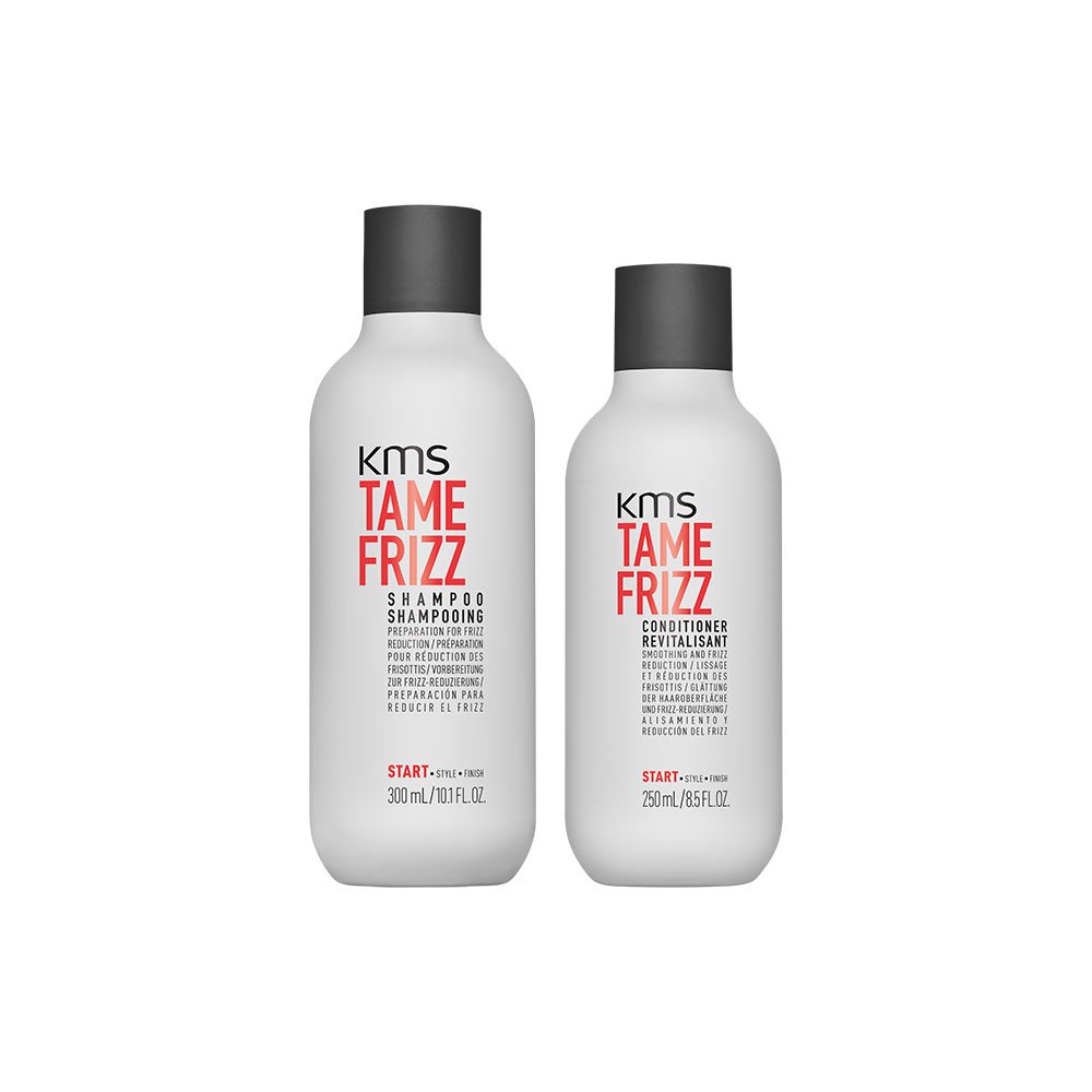 KMS California Tame Frizz Shampoo & Conditioner Set for Frizzy Hair - 300ml | Hydrating Hair Care for Dry, Unruly Hair | Perfect for Daily Use at Home or Salon
