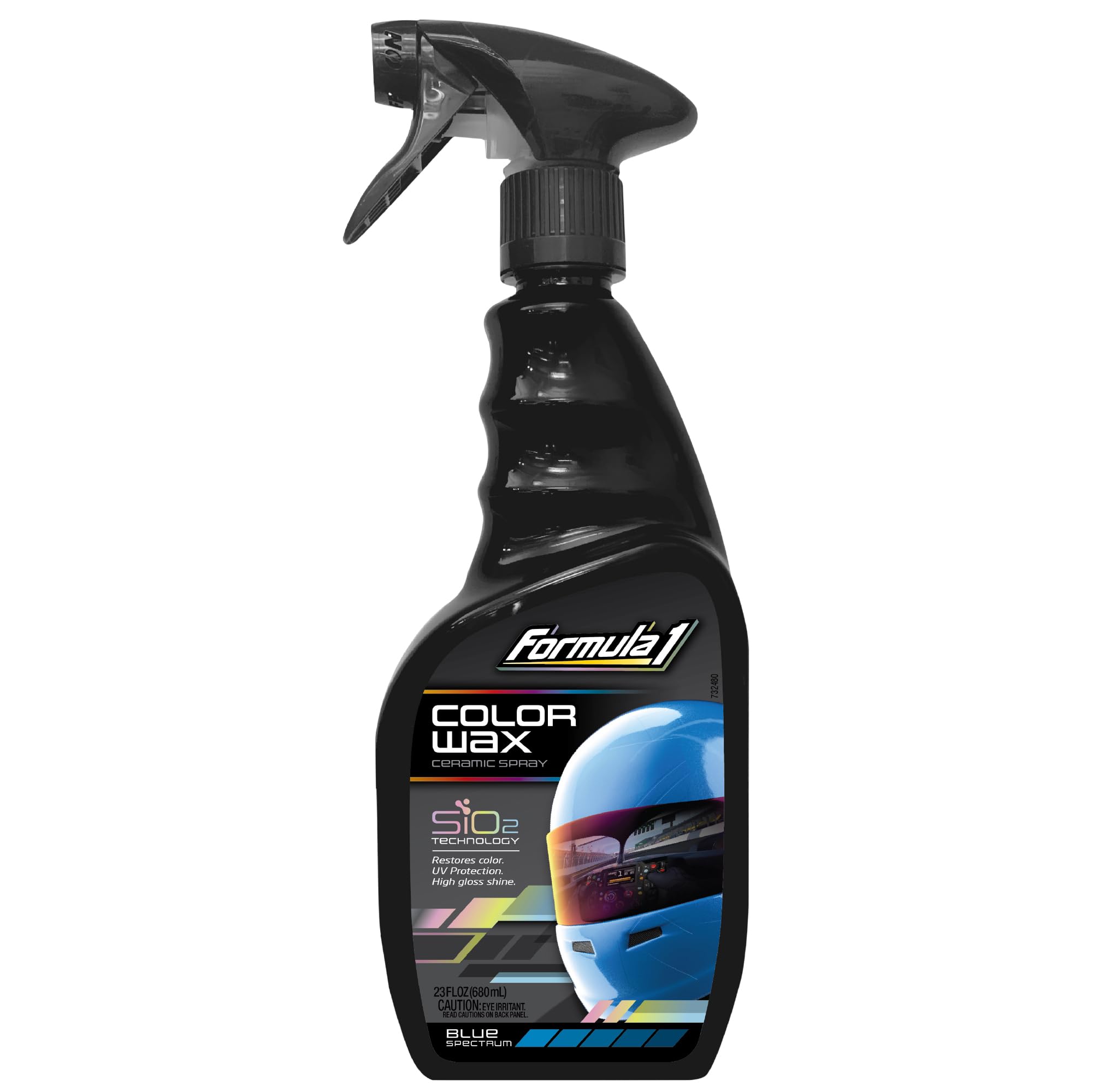 Formula 1 Color Car Wax Spray - High Performance Scratch Repair & UV Protection for Blue Cars | 23oz Car Detailing Wax with Polishing Compound | Perfect for Show Cars, Daily Drivers & Scratch Removal
