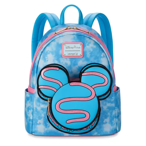 Disney Eats Macaron Loungefly Mini Backpack - Cute Pastel Crossbody Bag for Women & Girls - Perfect for Disney Parks, Travel & Everyday Use