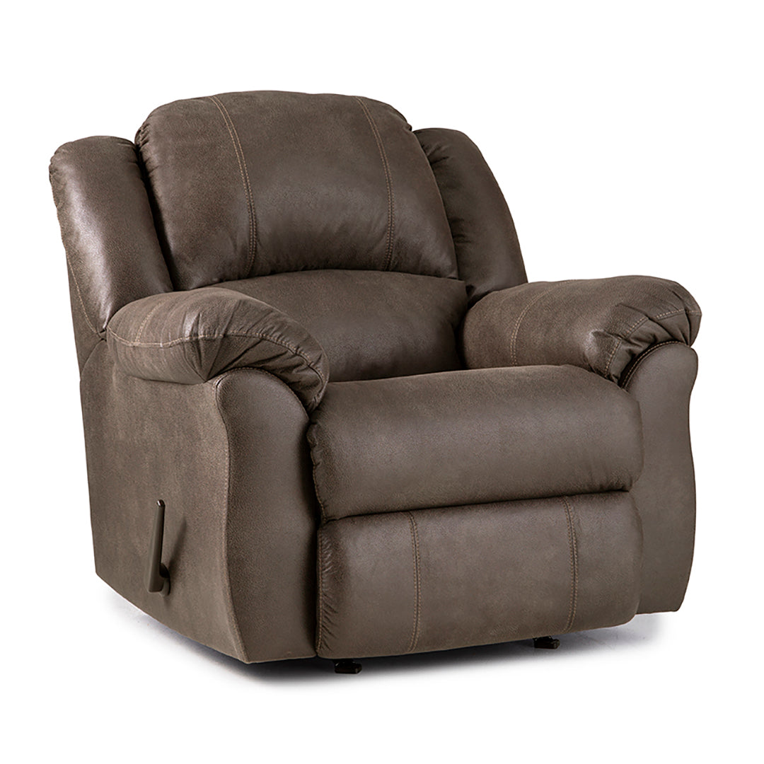 Phoenix Manual Rocker Recliner Chair - Comfortable Living Room Furniture for Relaxing, Reading & Watching TV