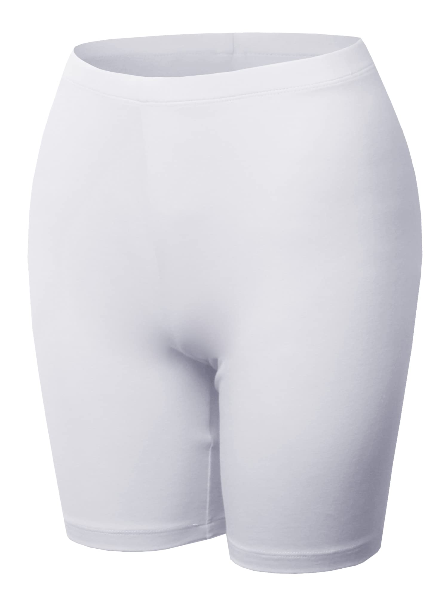 Emma Women's Essential Active Daily Cotton Mid Rise Biker Shorts - Comfortable Workout & Lounge Shorts for Yoga, Running, Gym & Casual Wear