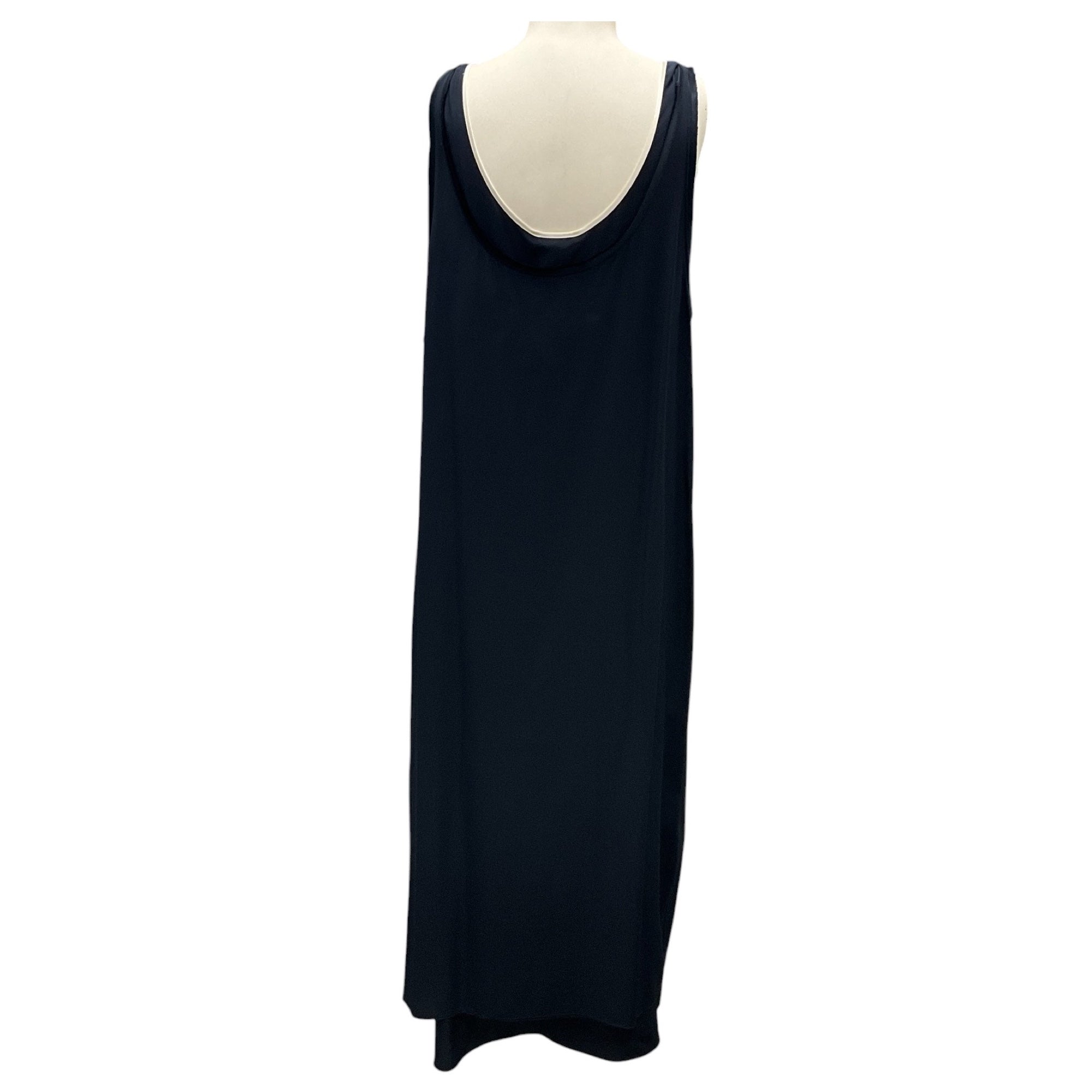 Rag & Bone Navy Blue Salute Farah Dress - Women's Elegant Midi Dress for Casual Wear, Office & Special Occasions