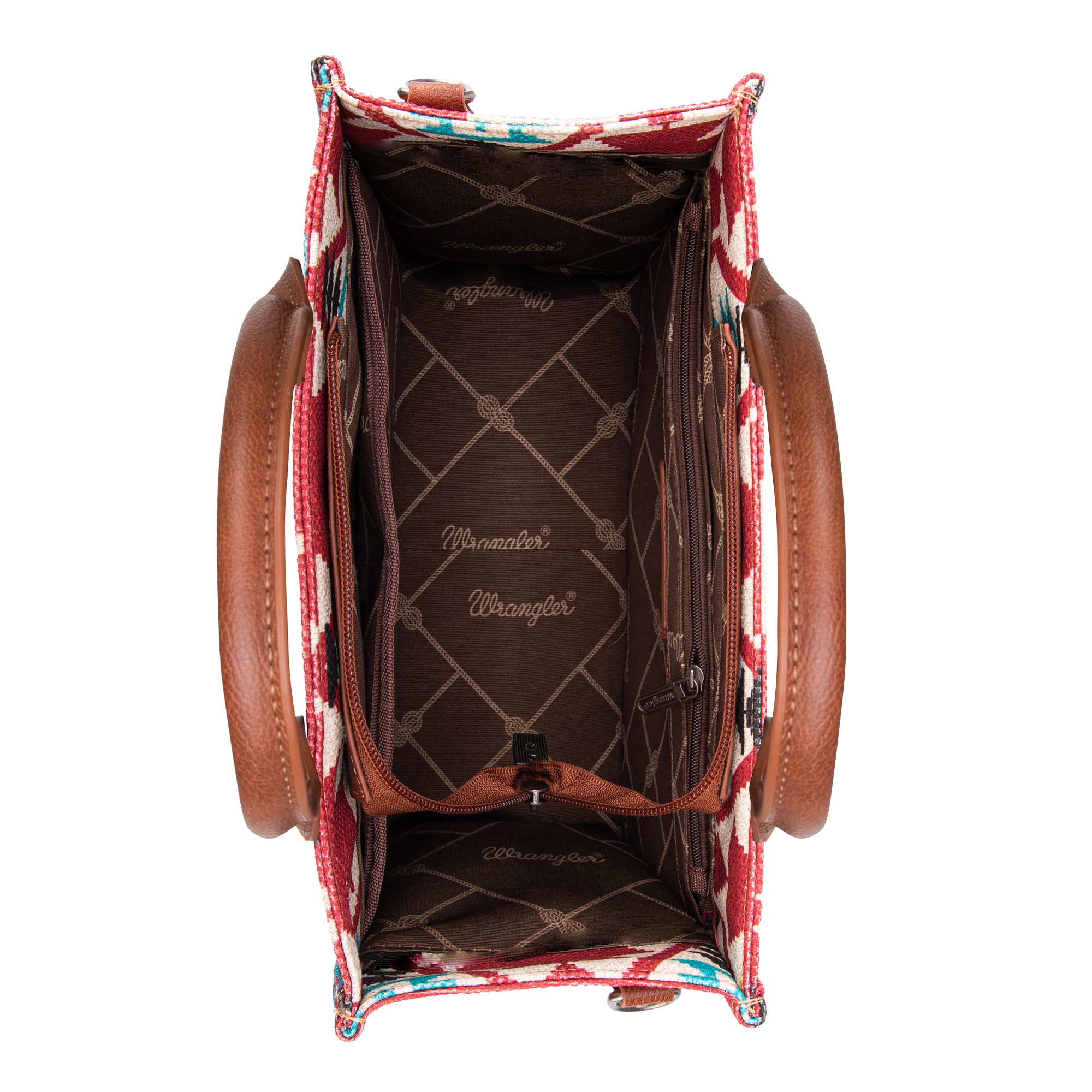 Wrangler Aztec Tote Bag for Women - Boho Shoulder Purse & Handbag - Perfect for Work, Travel & Casual Outings