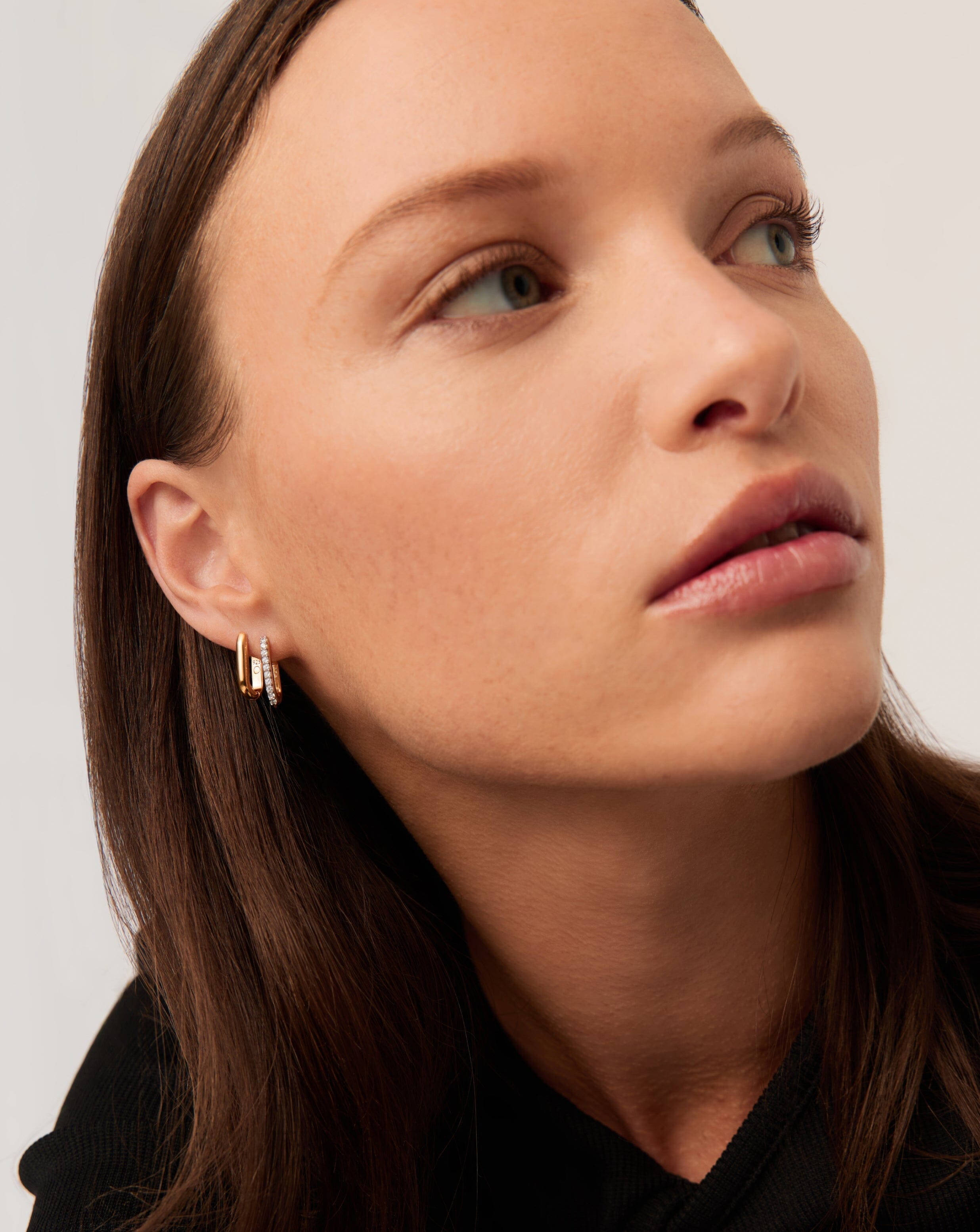 Classic Ovate Hoop Earrings - 18k Recycled Gold Vermeil on Recycled Sterling Silver | Sustainable Luxury Jewelry for Women | Perfect for Everyday Wear, Date Nights & Special Occasions