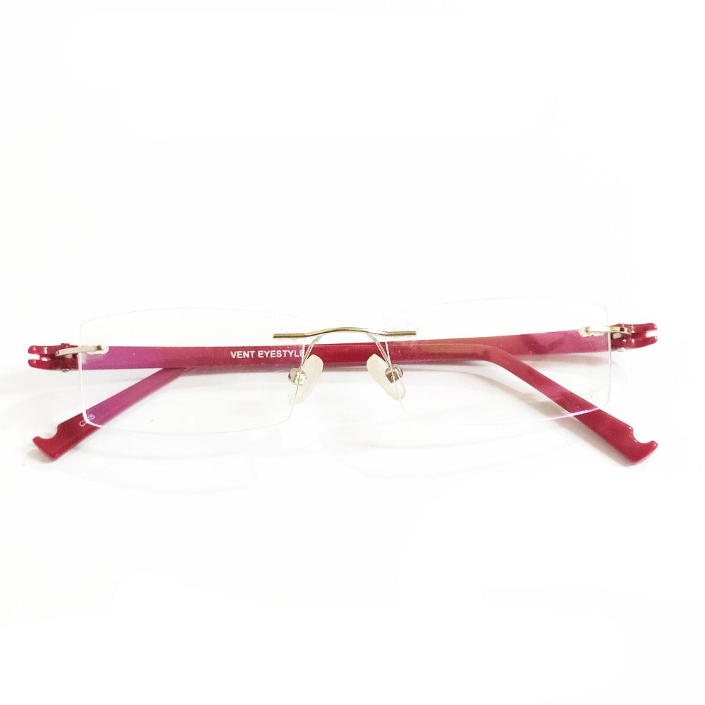Premium Rimless Eyeglasses for Single Vision & Progressive Lenses - Lightweight Comfort for Office Work & Reading