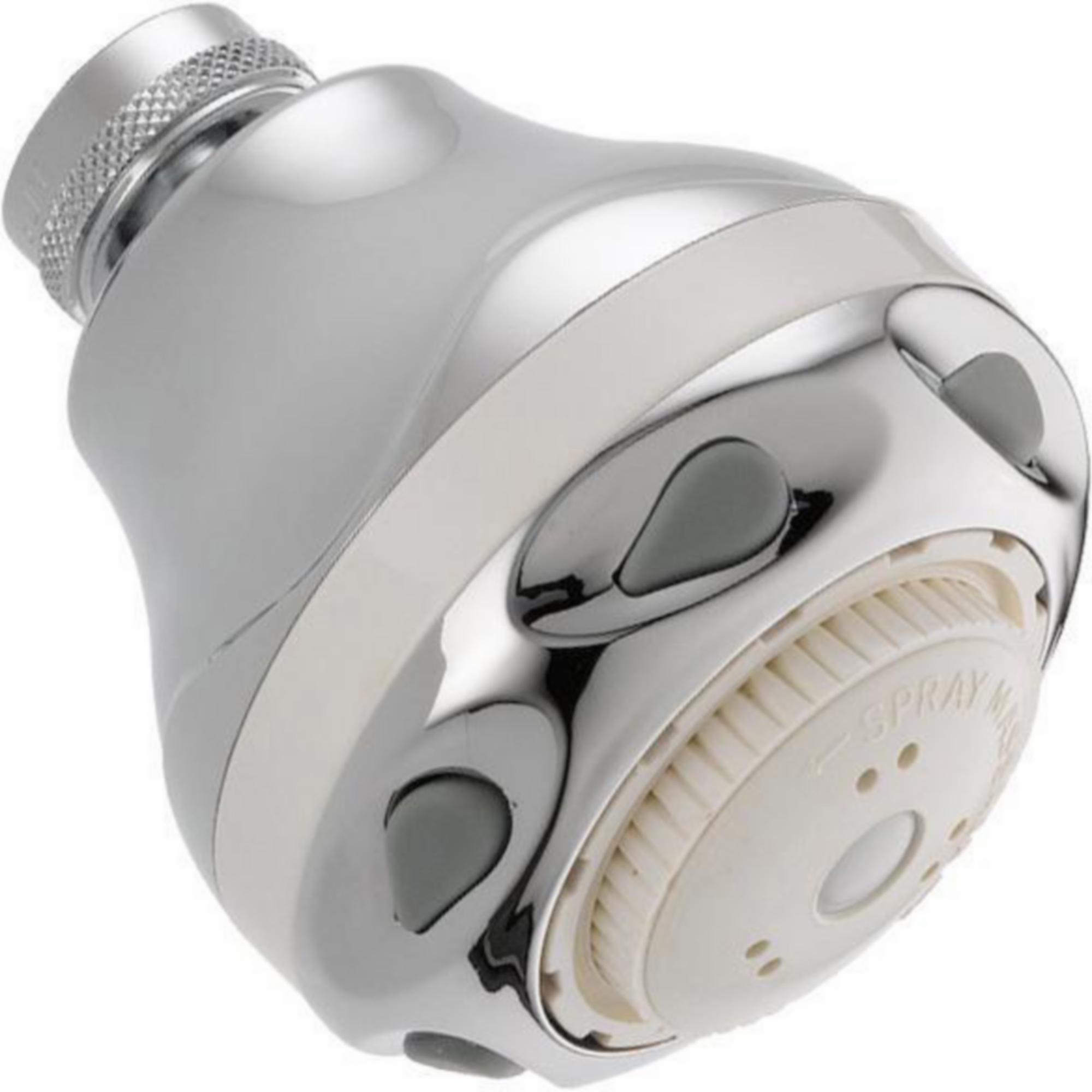 Delta 52692 3-Setting Water Efficient Shower Head in Chrome - 15 BG Flow Rate for Bathroom, Spa-Like Experience & Water Conservation