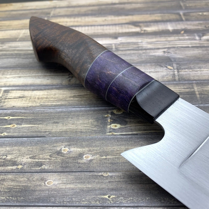 Joe Edson 205mm AEB-L Stainless Steel K-Tip Bunka Custom Chef Knife – Premium Japanese Kitchen Knife for Slicing, Dicing, and Precision Cooking