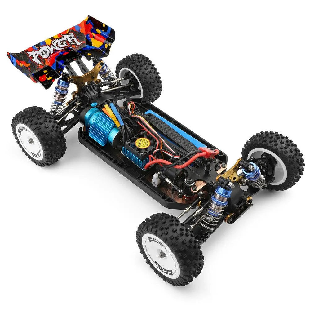 WLTOYS 124007 1/12 Scale 4WD RC Car - 75km/h High Speed, Brushless Motor, 2.4GHz Remote Control for Off-Road Racing & Drifting | Perfect for Backyard Racing, Off-Road Adventures & RC Car Enthusiasts