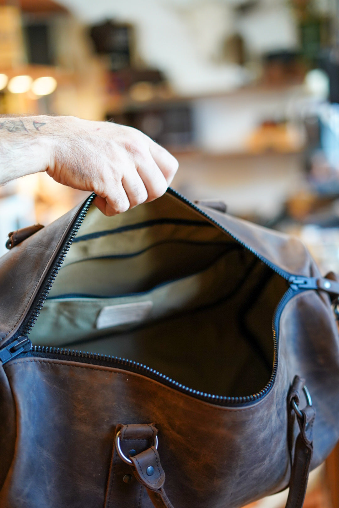 Premium Overnight Duffle Bag in Gaucho Brown - Perfect for Travel, Gym & Weekend Getaways | Durable & Stylish Carry-On Luggage