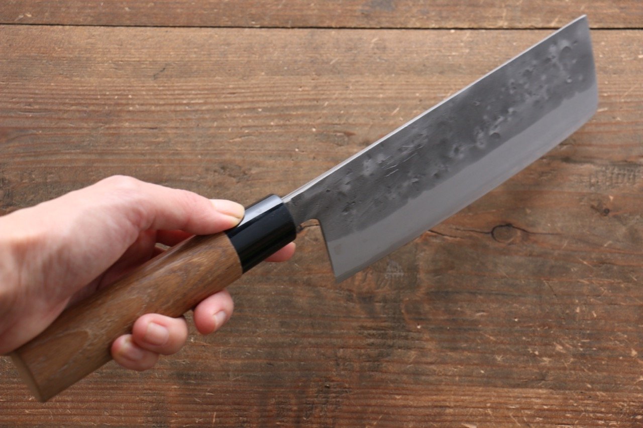 Premium Seisuke Blue Steel No.2 Nashiji Gyuto, Nakiri & Petty Knife Set - Japanese Damascus Chef Knives for Professional Cooking, Sushi & Meat Cutting - Perfect for Home Chefs & Culinary Enthusiasts